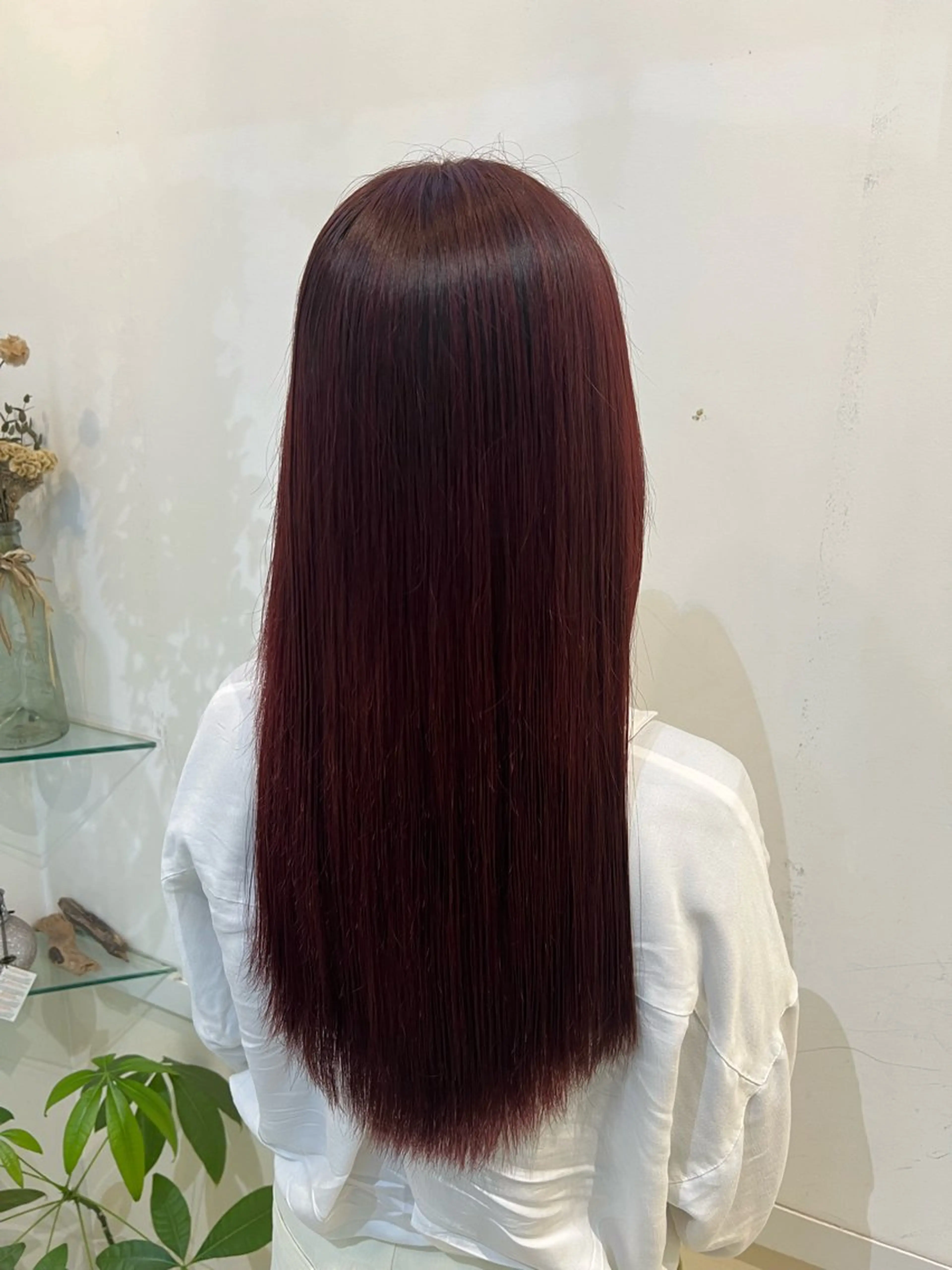 ロング カラー カット ヘアカラー トリートメント ブリーチしない暖色 カラー🥀杉 優菜のヘアスタイル