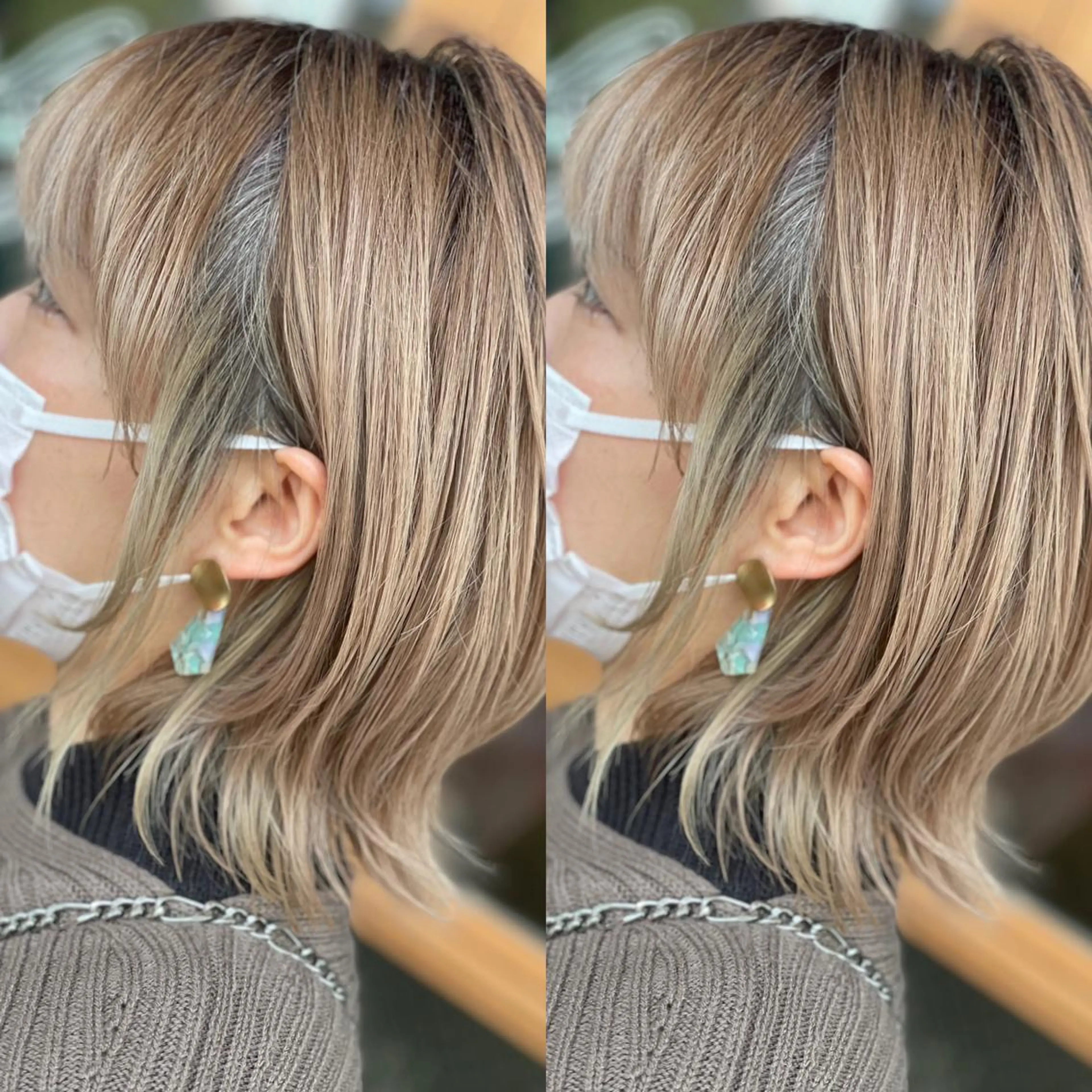 ミディアム Snaly カラー特化ページのヘアスタイル