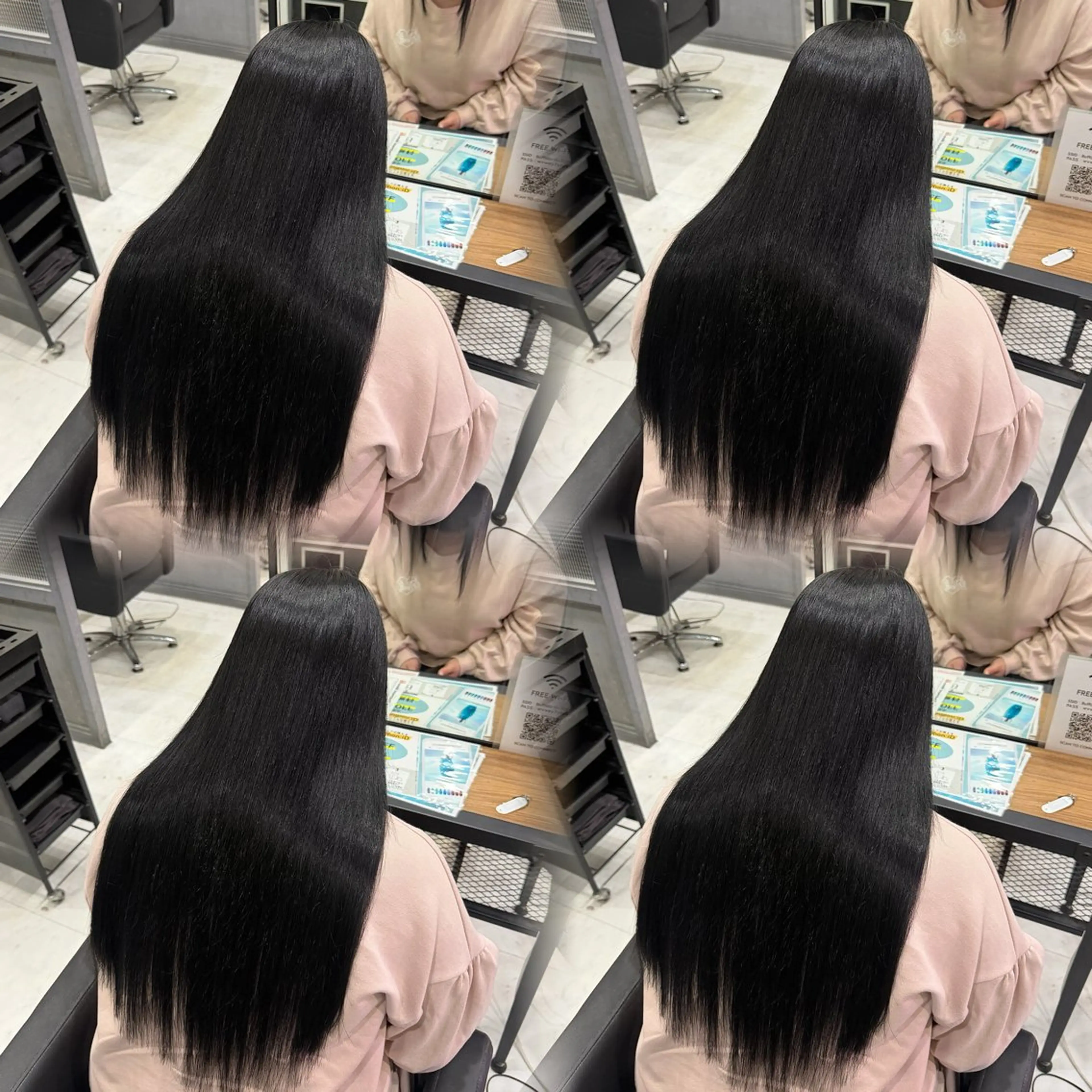 ロング カラー ヘアカラー トリートメント エクステ 🦋REISA🦋 エクステ×ハイトーンのヘアスタイル