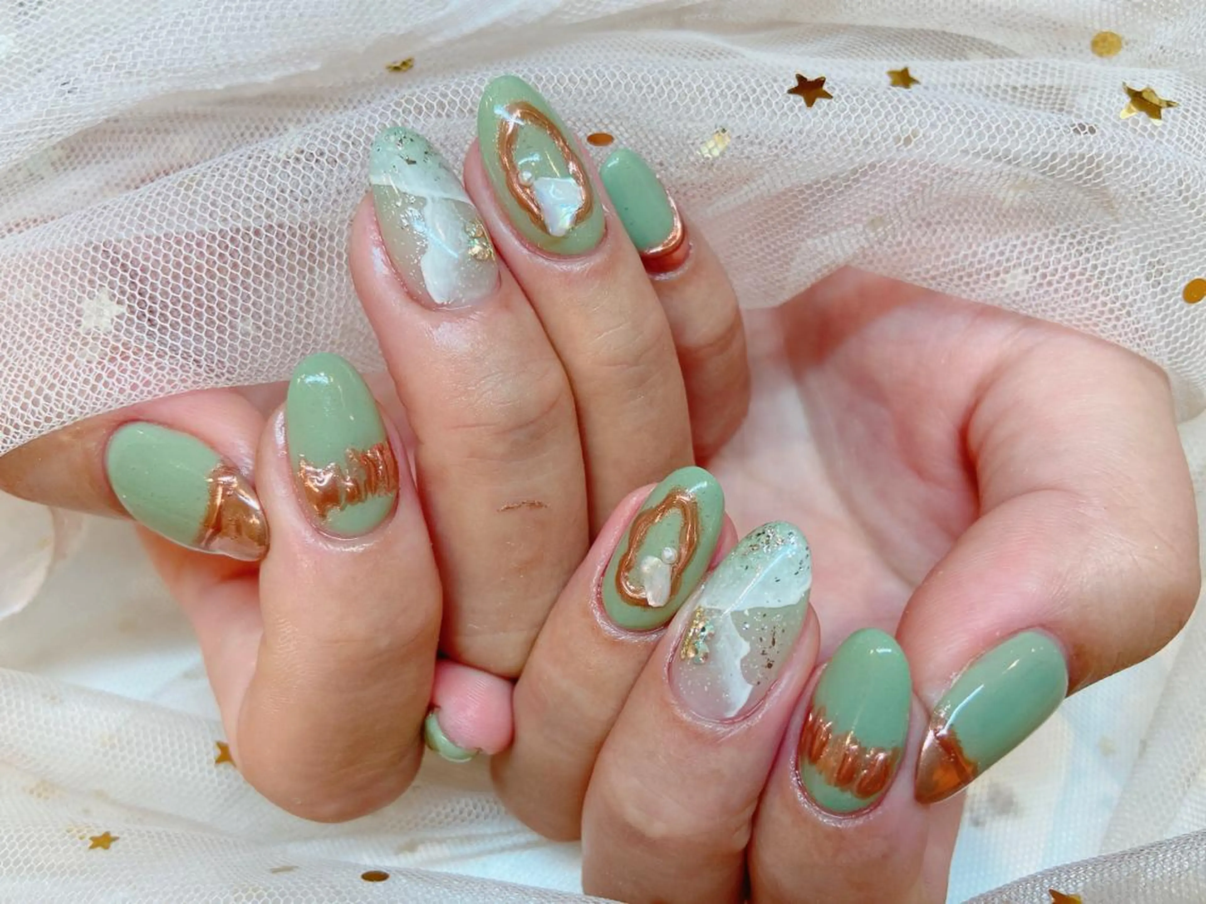 ネイル 長さだし専門店 M2　rikaのネイルデザイン