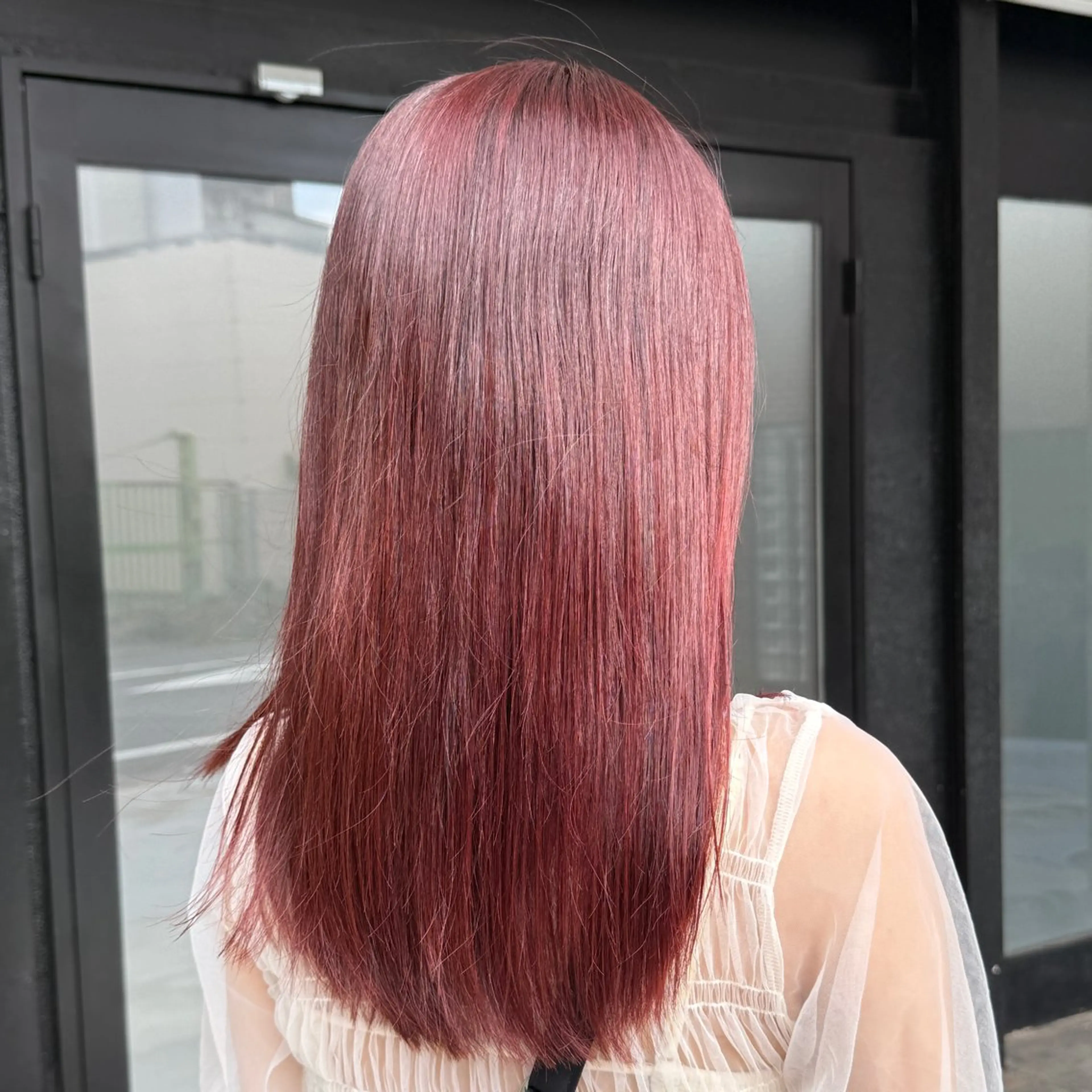 セミロング カラー ヘアカラー 透明感カラー/パーマ 🌀アオノのヘアスタイル