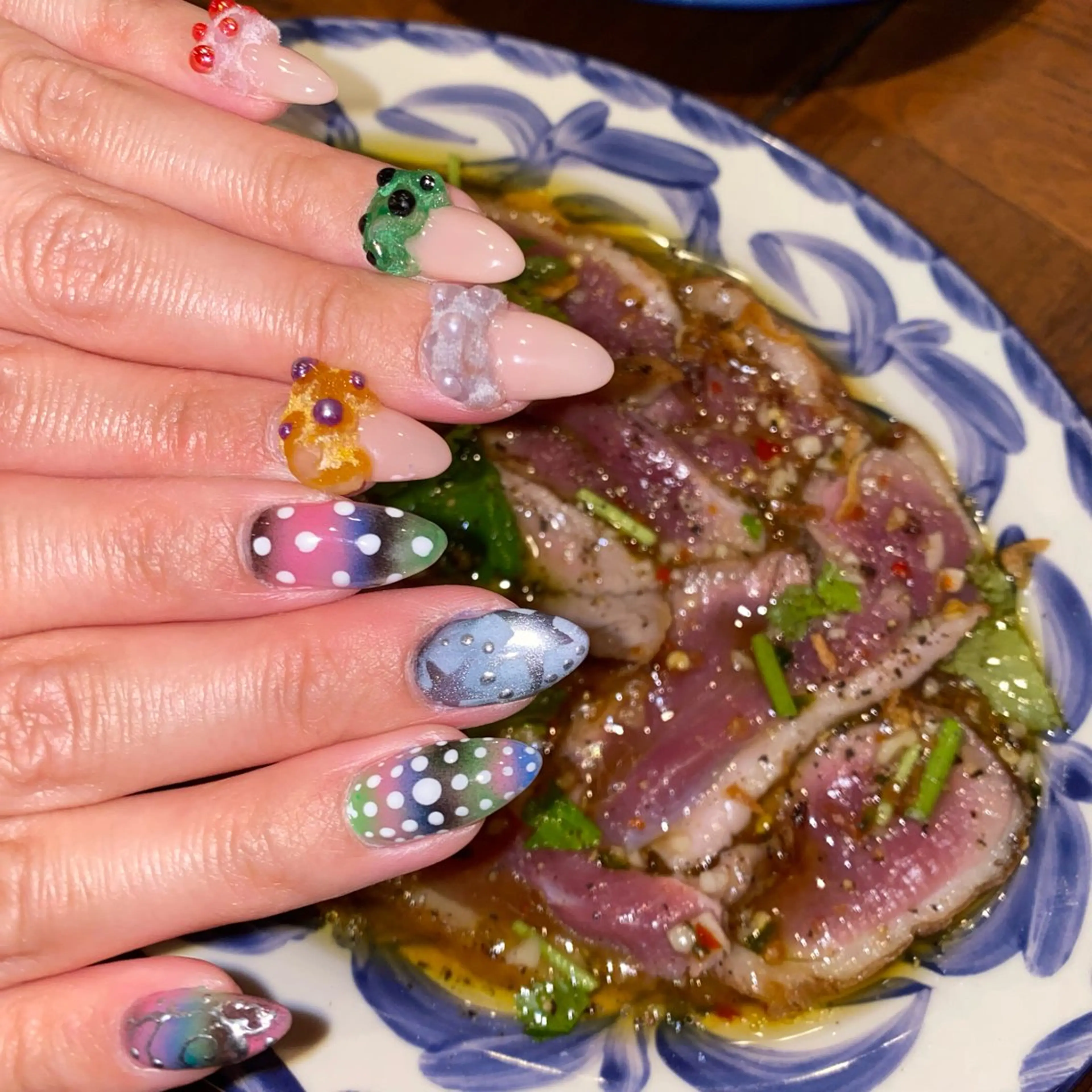 ネイル NICO nail　三軒茶屋店　ネイル＆アイラッシュ所属・oichan 𖦹°‧のネイルデザイン