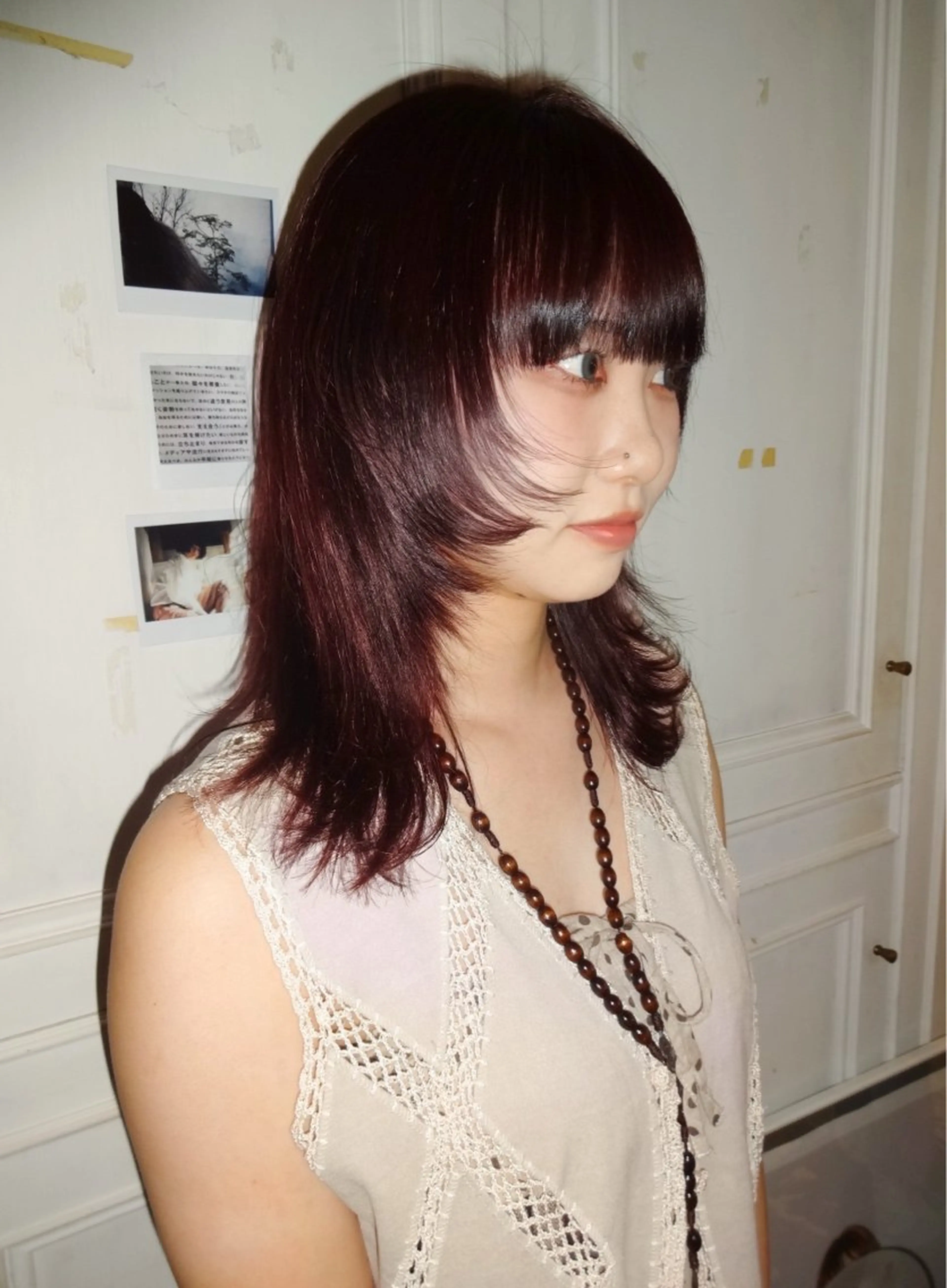 ミディアム カラー 太田 妃香/岡崎美容室のヘアスタイル