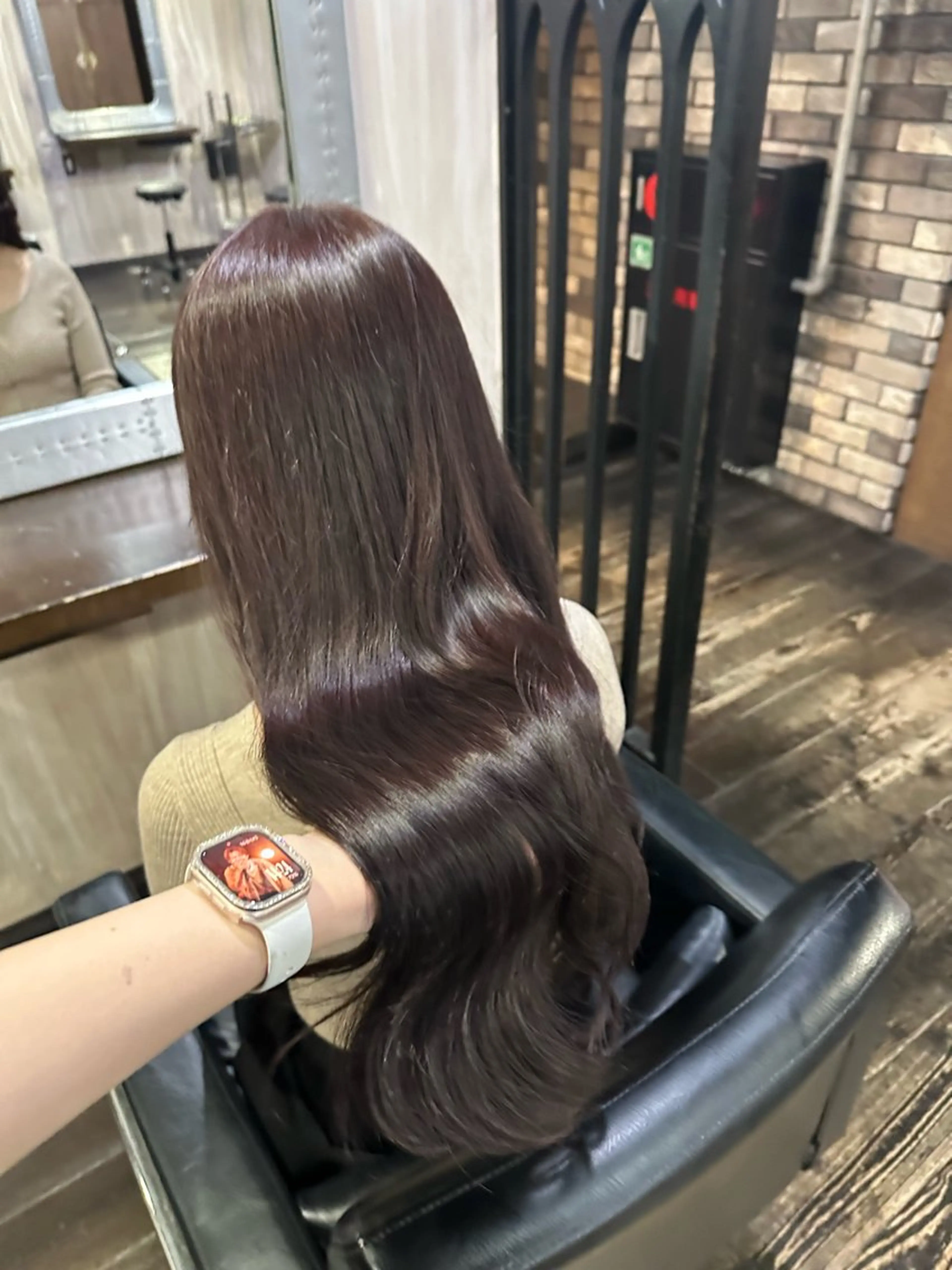 カラー ブラウンカラー ブリーチ🌟 縮毛矯正🩷はるなのヘアスタイル