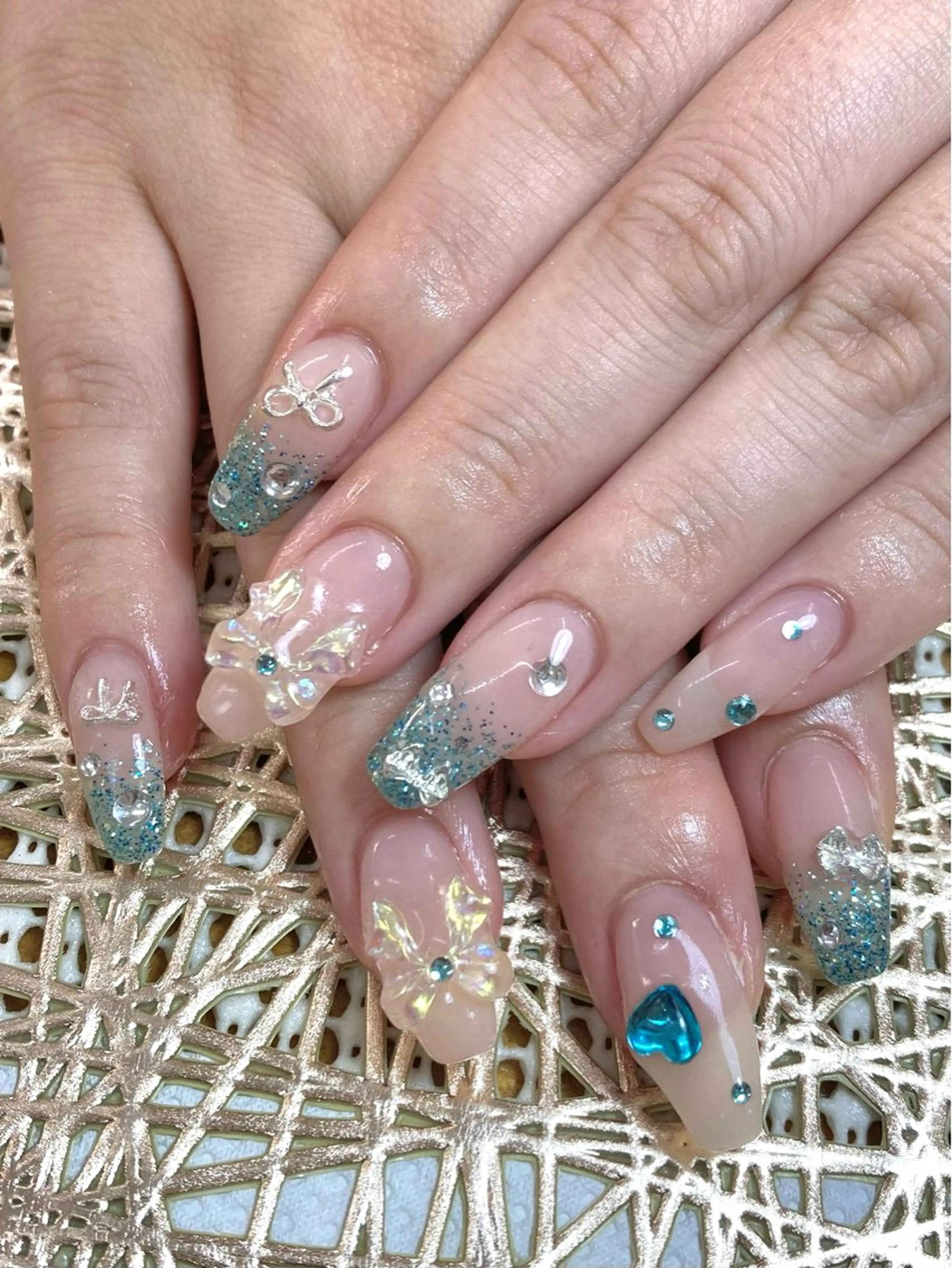 ネイル nail atelier  new moon所属・new moon 森のネイルデザイン