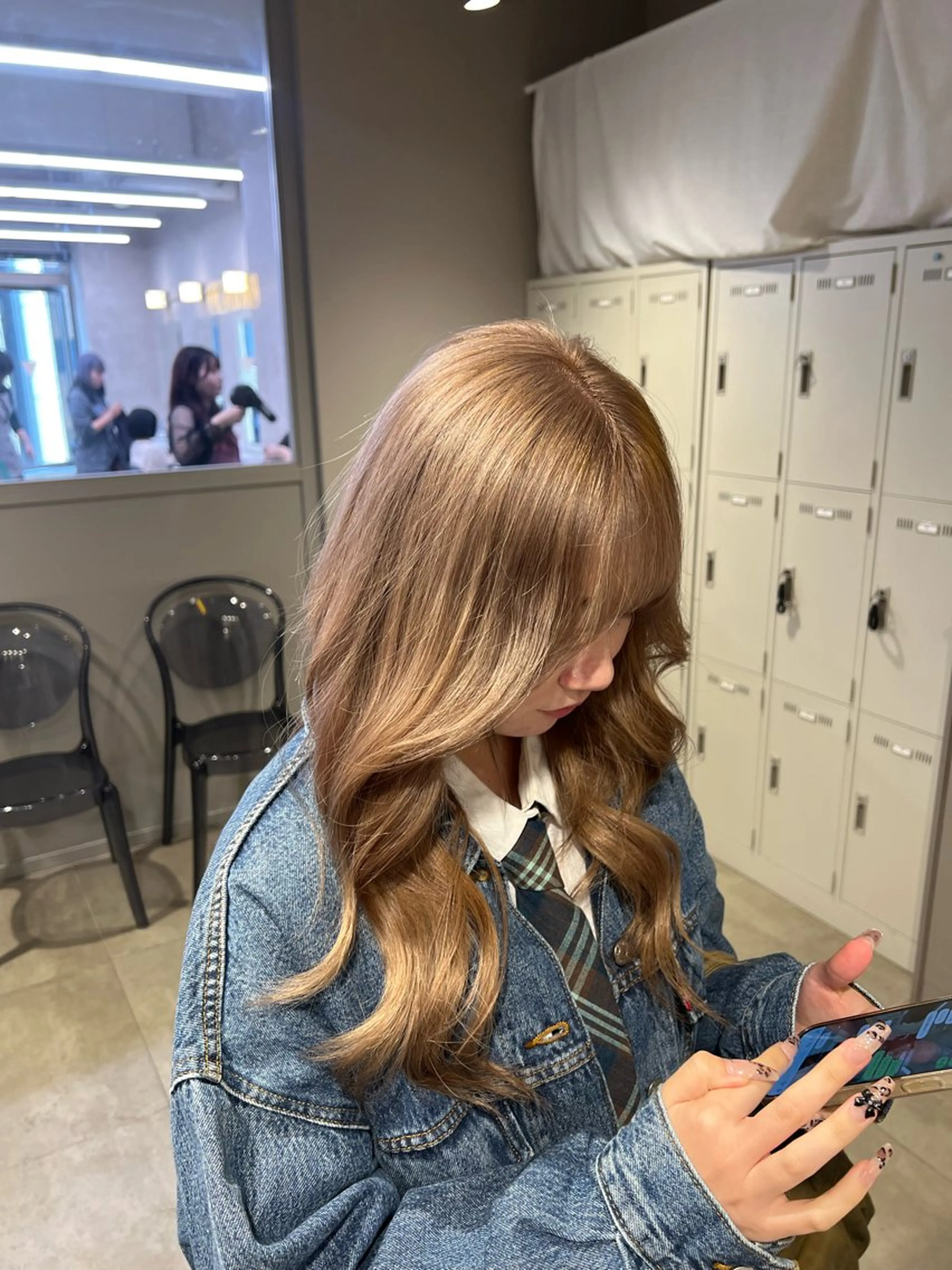 ショート カラー パーマ メンズ カット ヘアカラー 韓国レイヤーカット /REIのヘアスタイル