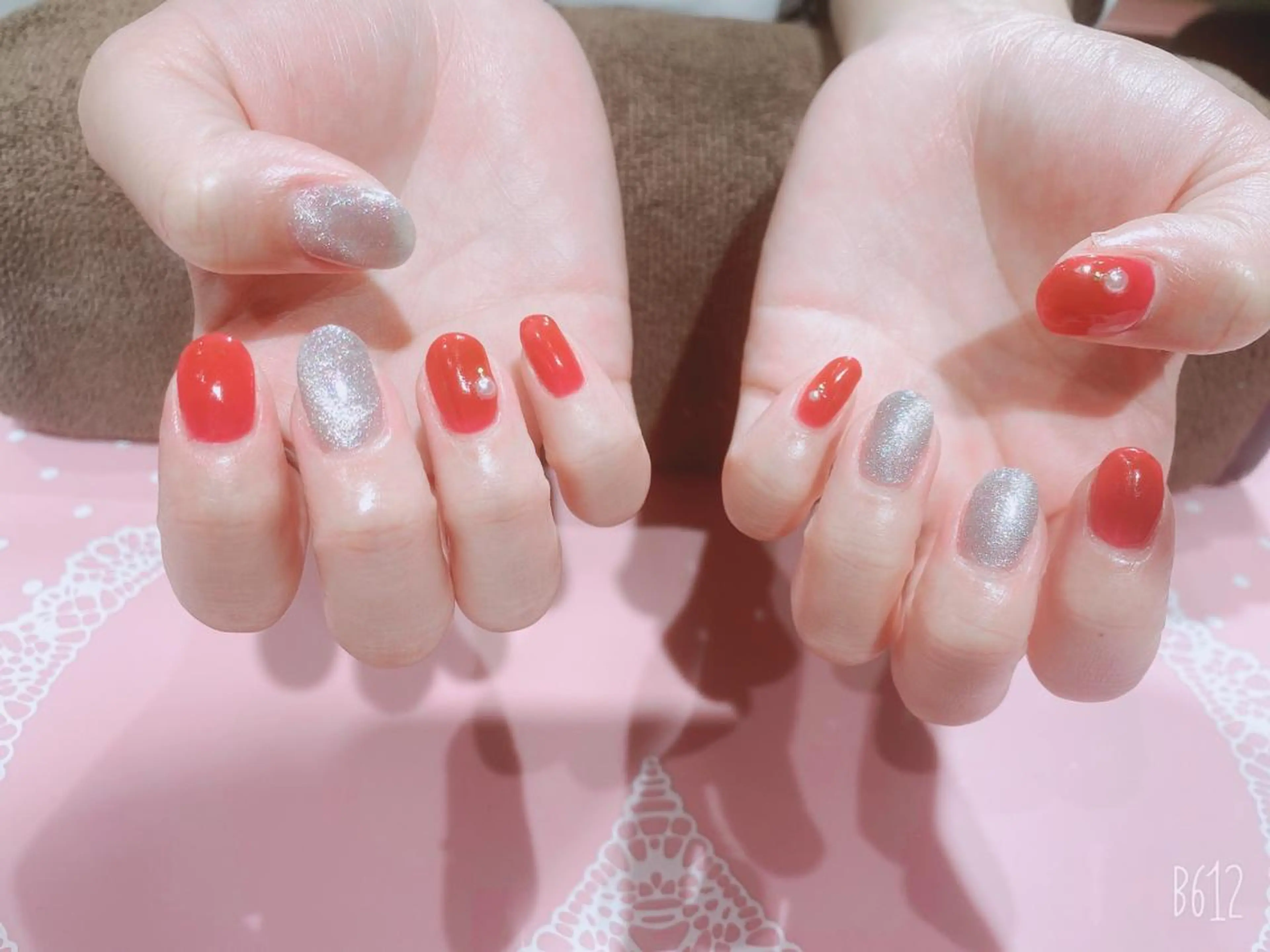 ネイル オレンジ VIST☆ ｍａｍｉのネイルデザイン