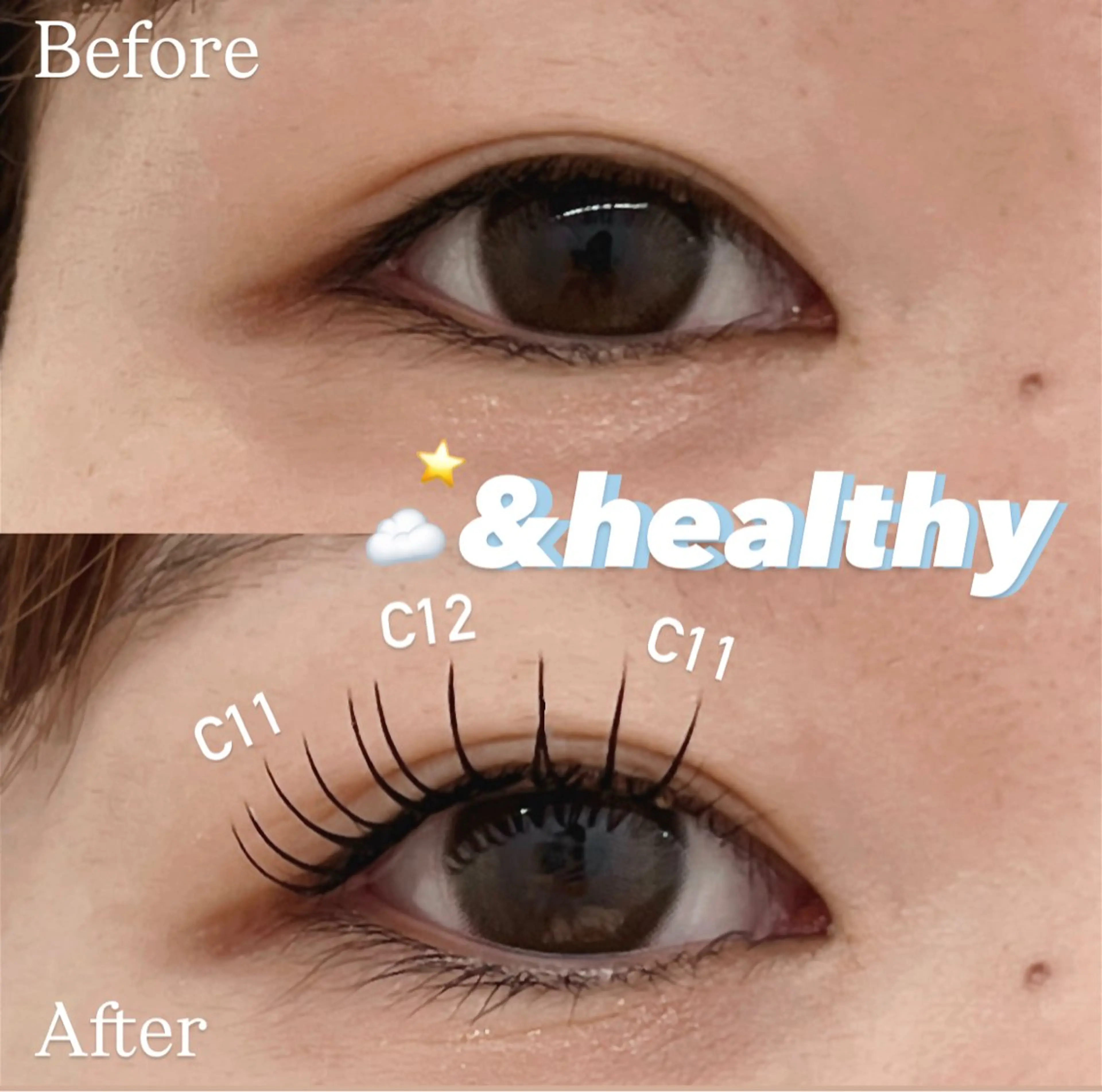 マツエク・マツパ フラットラッシュ マツエク eyelist ayaka🍨のマツエク・マツパデザイン