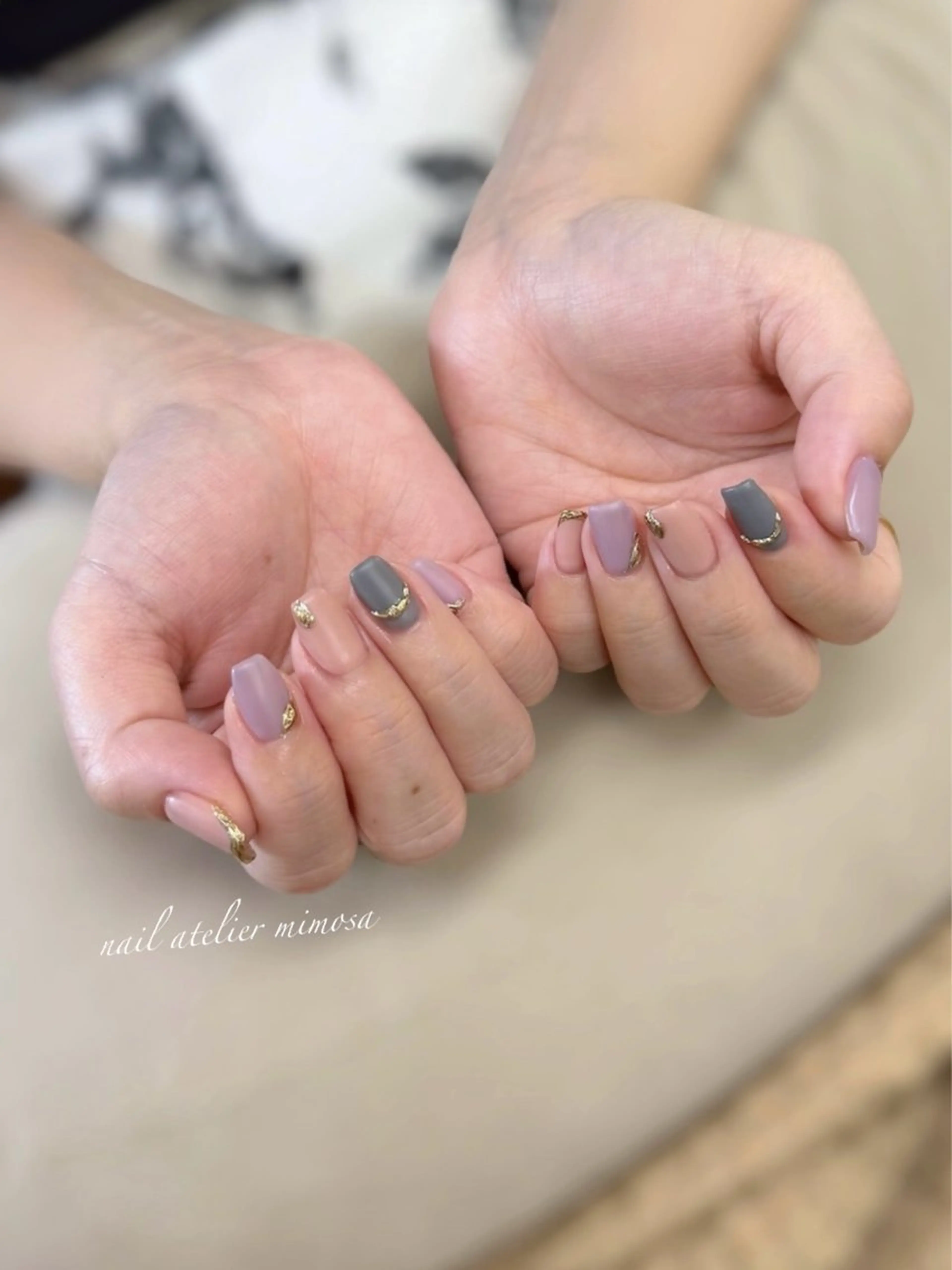 ネイル ハンドネイル アトリエ　ミモザ所属・いまむら あかりのネイルデザイン