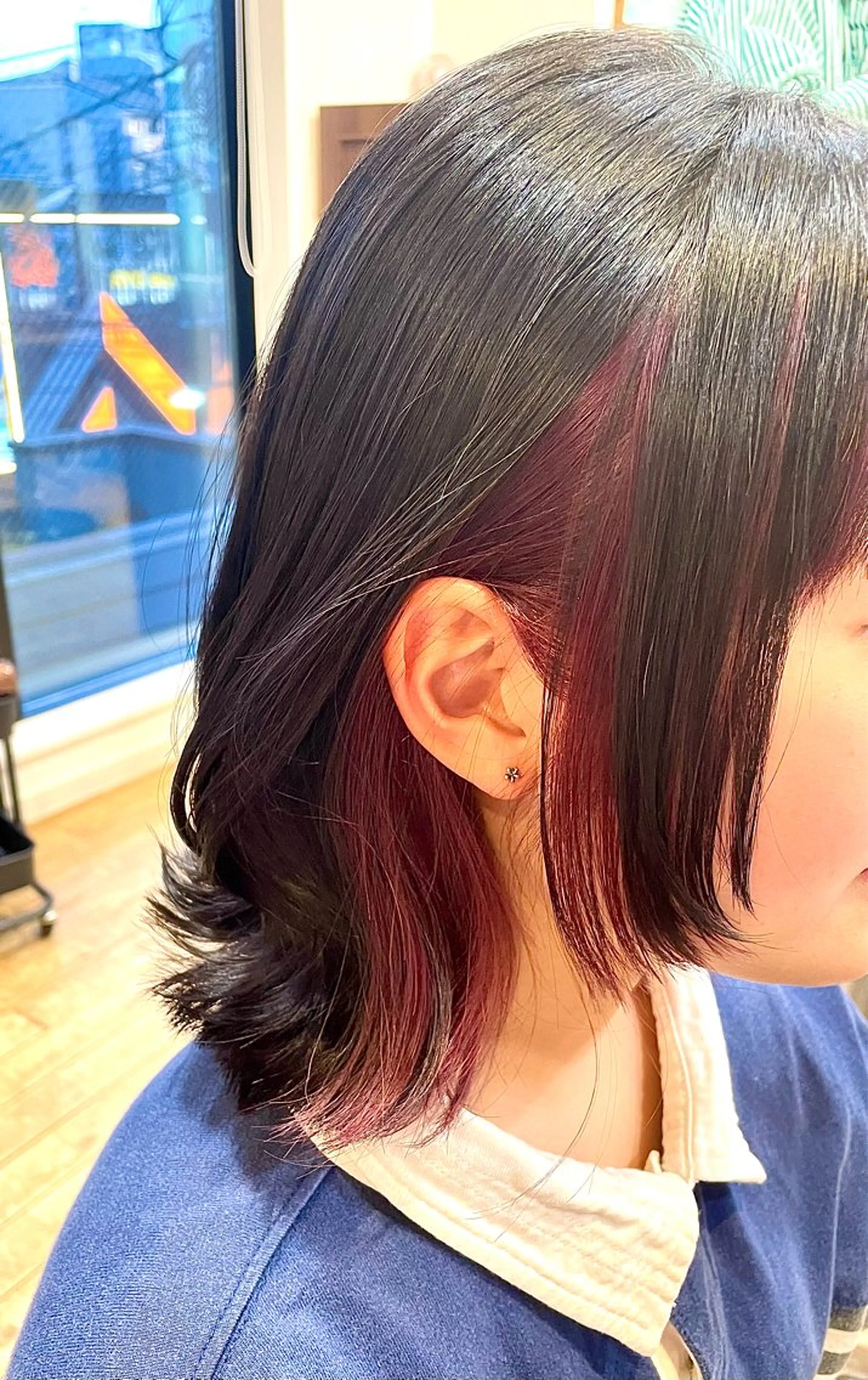 ミディアム カラー 羽山 笑夢のヘアスタイル