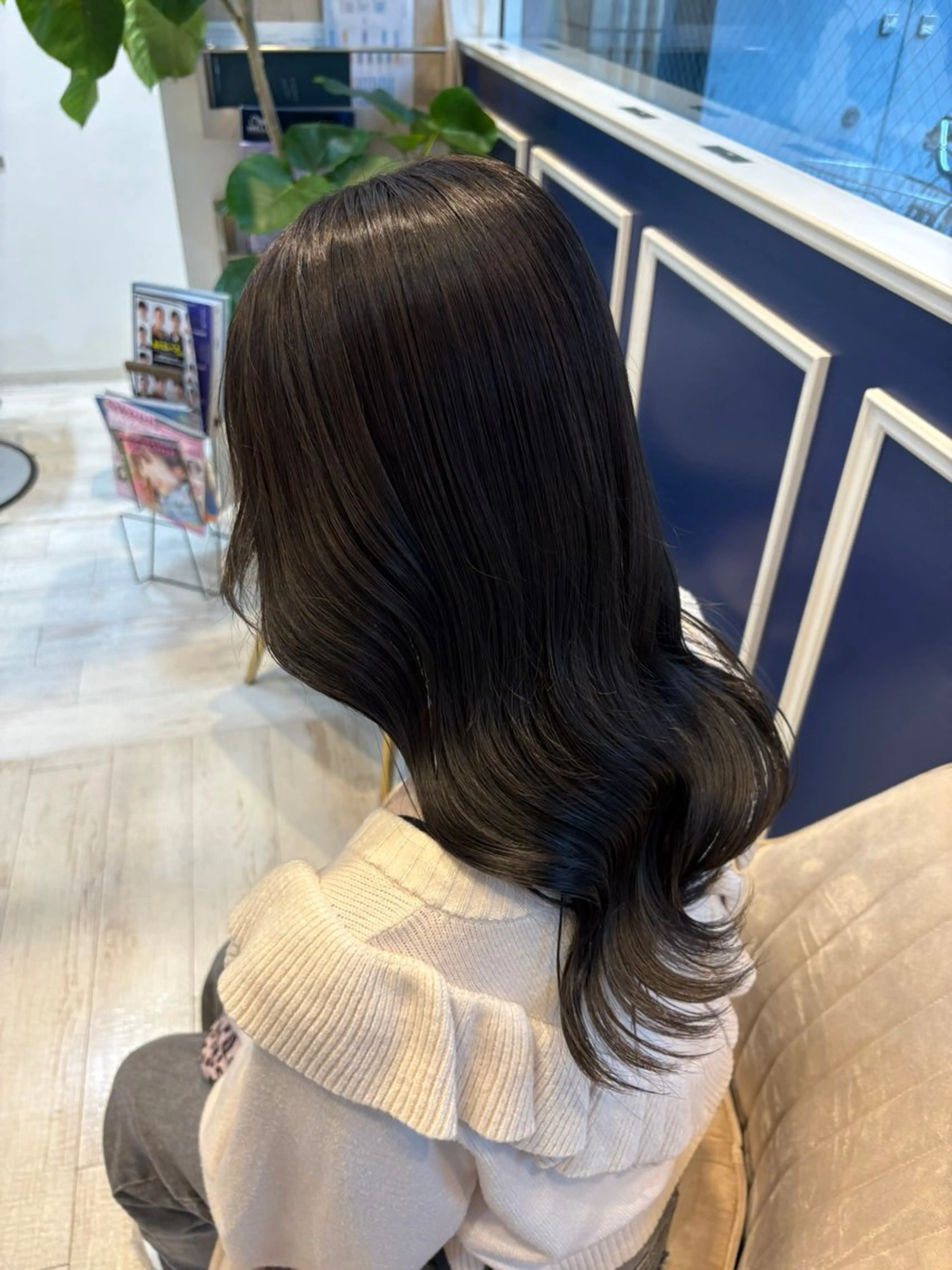 ロング ヘアカラー トリートメント 大槻 ハルカのヘアスタイル