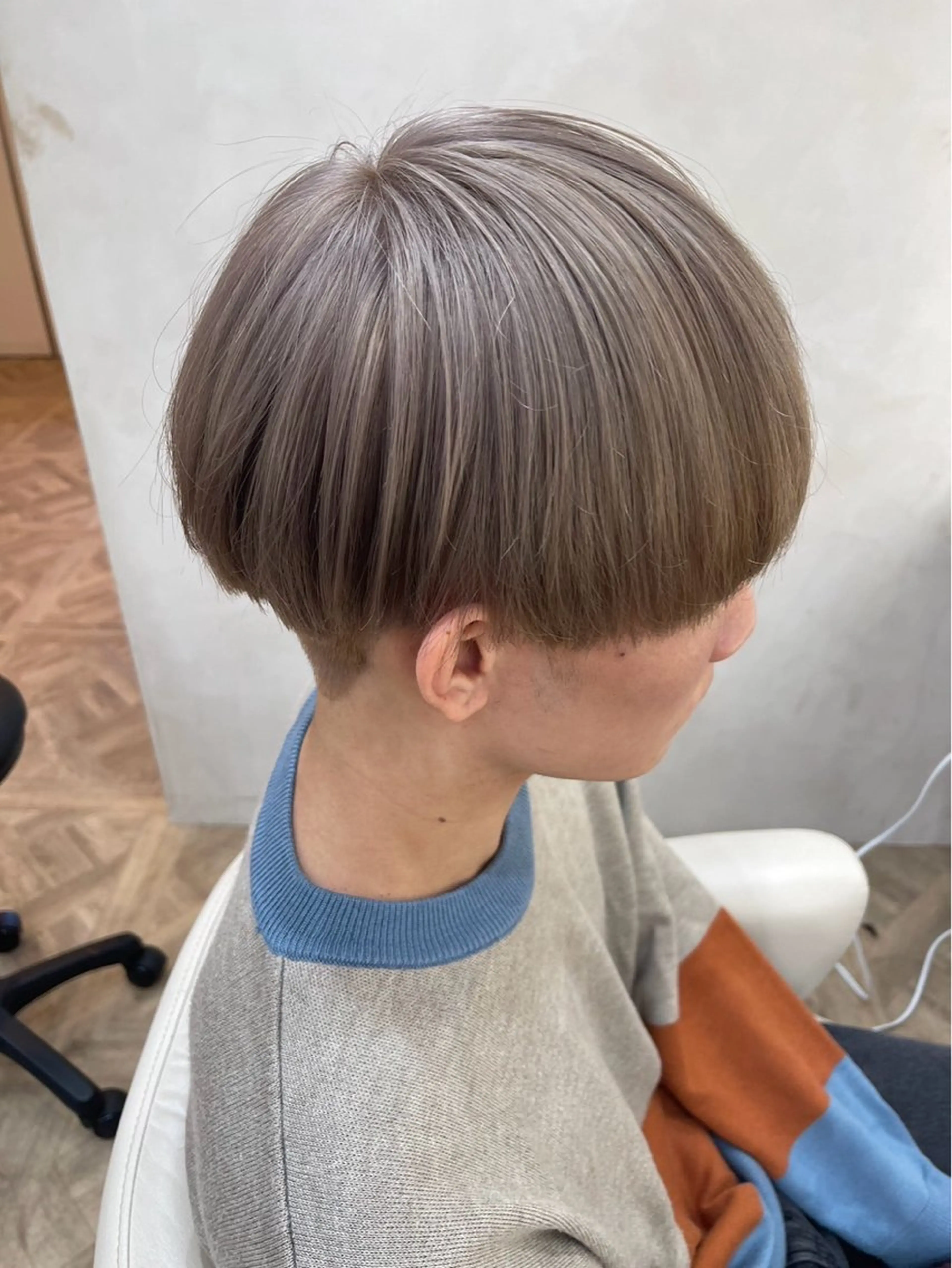 メンズ シンバヒナノ/パーマ レイヤーカット/ボブのヘアスタイル