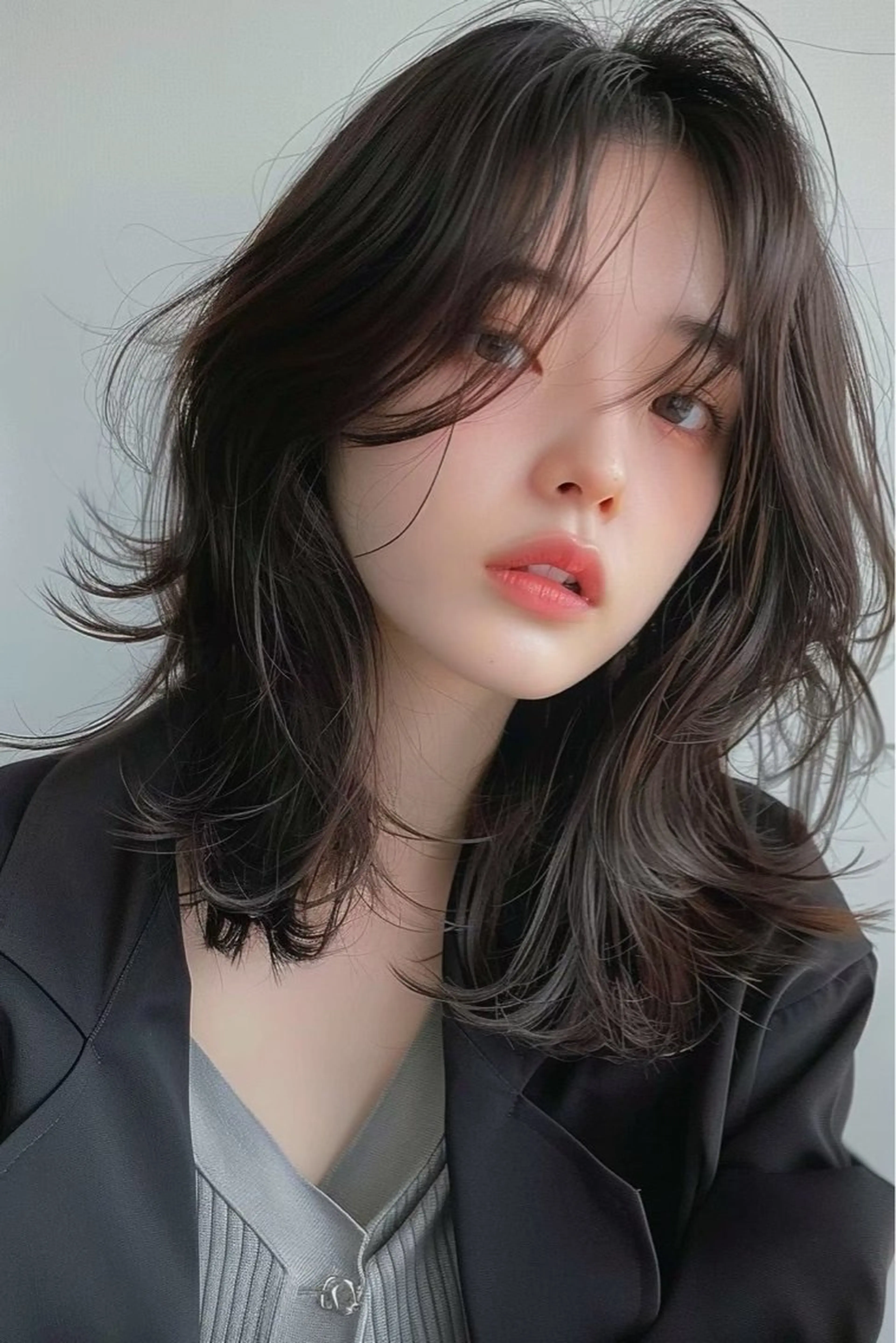 セミロング 最新ケアカラー 髪質改善YUTOのヘアスタイル