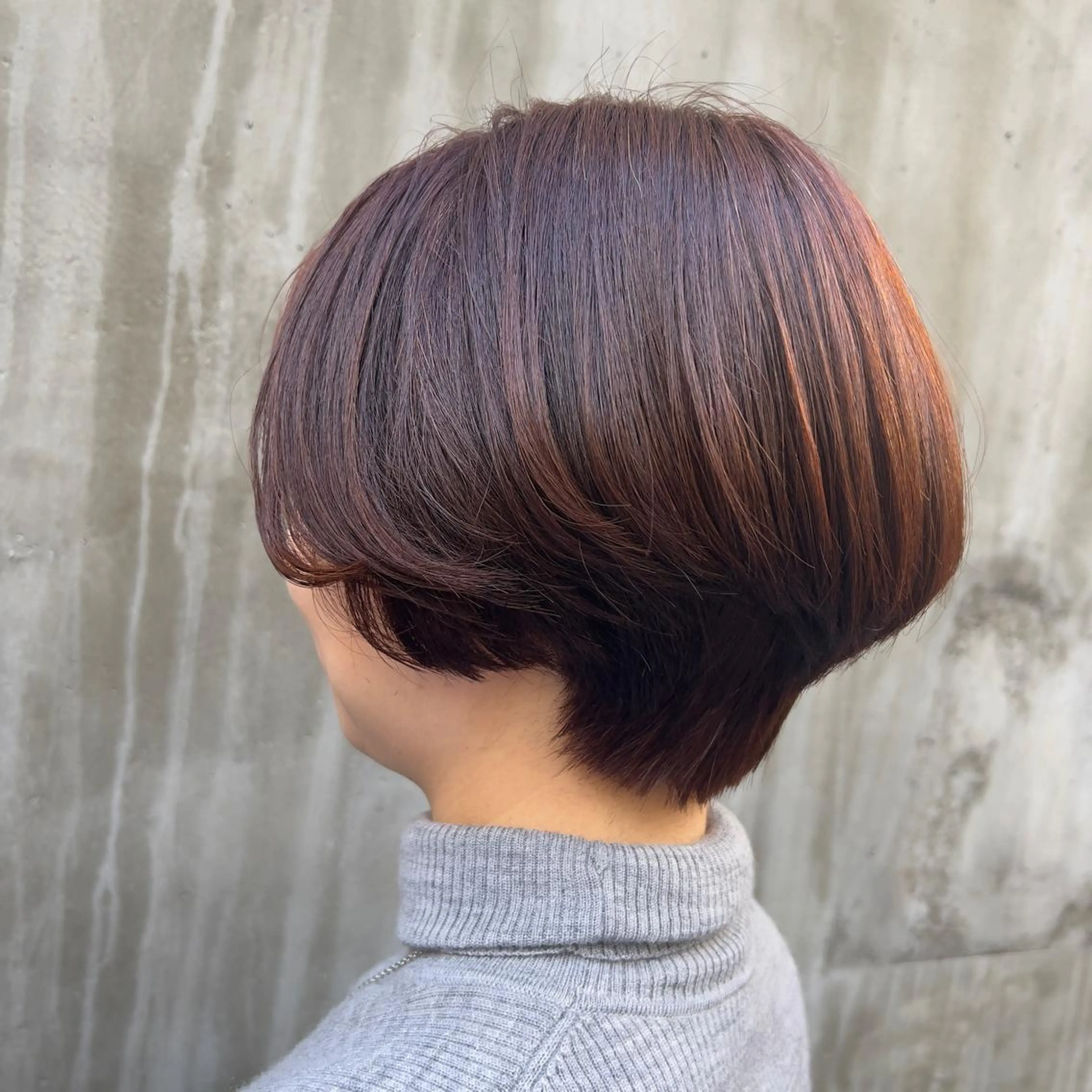 ショート カラー ショートボブ オレンジ ボブ ショートヘア 🍇おぐら めぐみ🍇のヘアスタイル