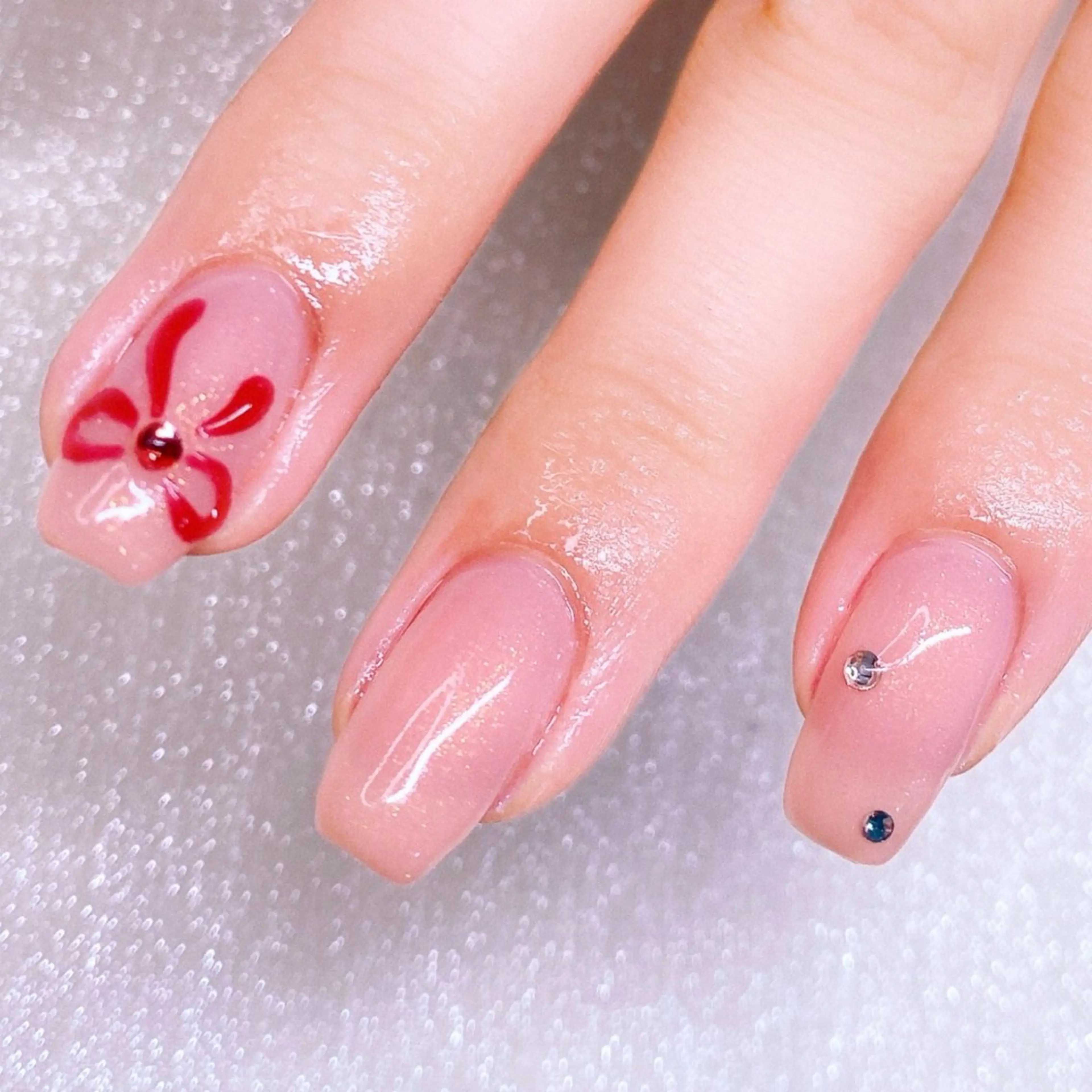 ネイル ストーンネイル ハンドネイル Nailist SUZU所属・Nailist suzuのネイルデザイン