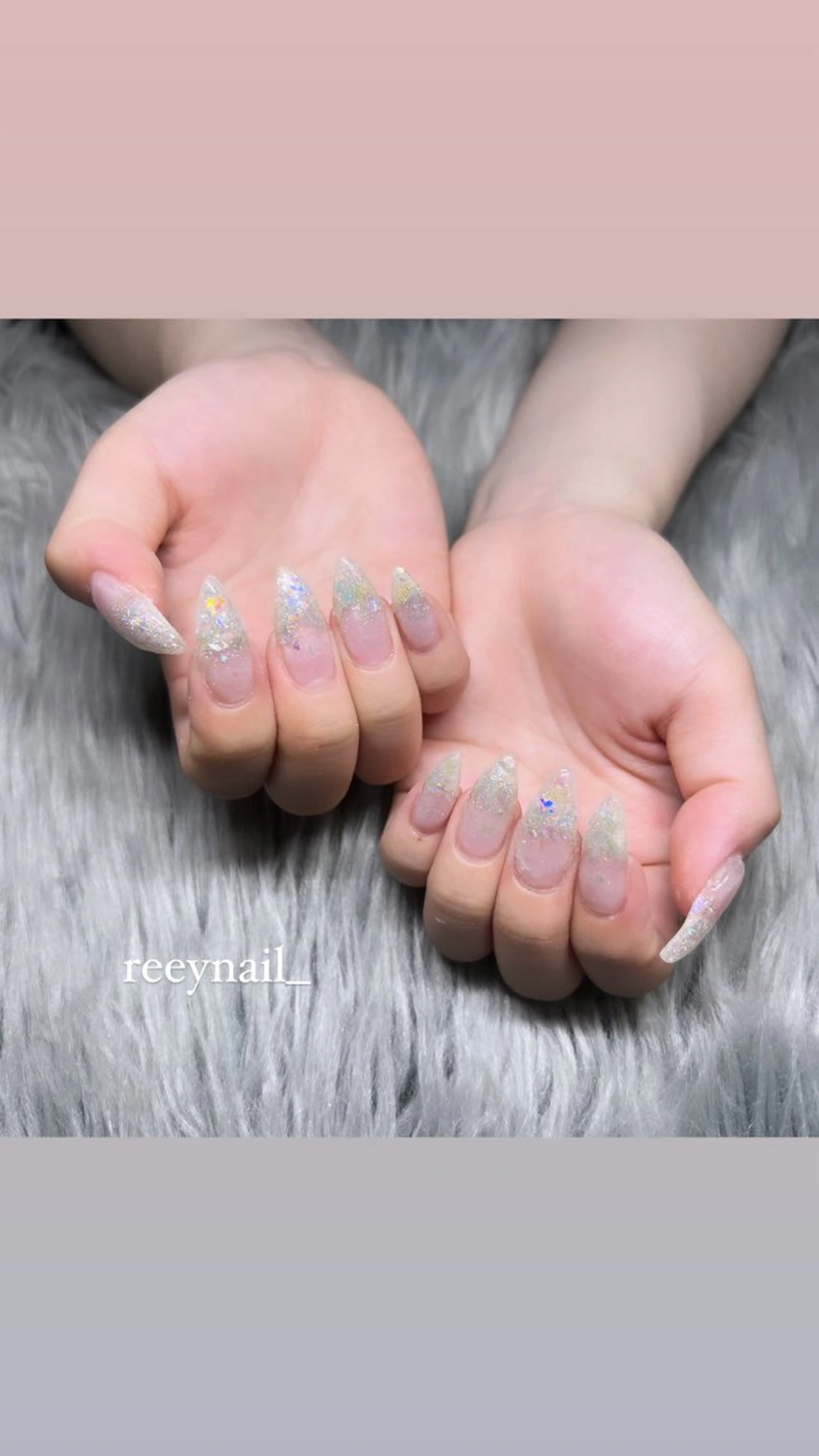 ネイル ラメ(グリッター) ラメグラデーション ulysses nailsalonのネイルデザイン