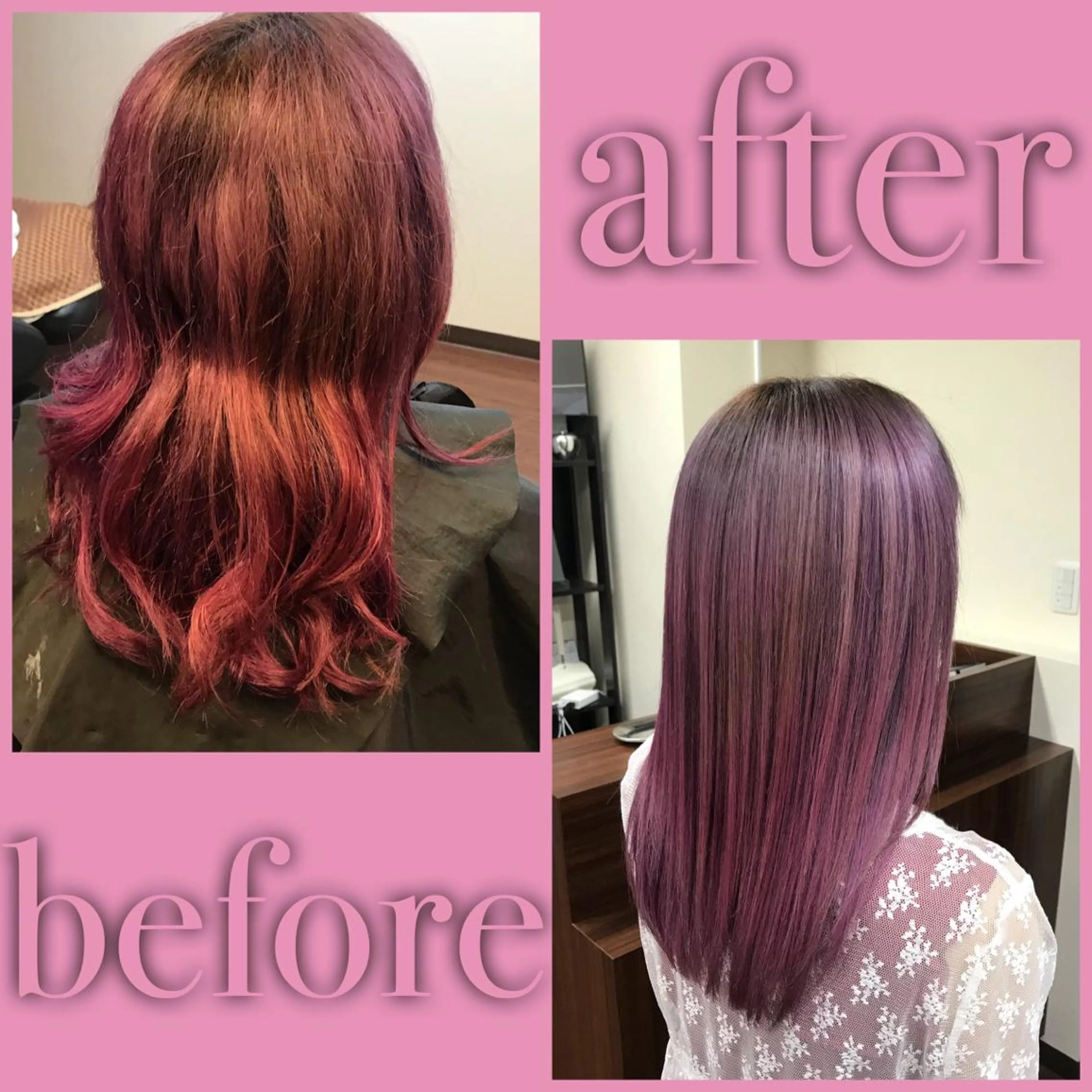 セミロング SHIN/レイヤー カット×クロスパーマのヘアスタイル