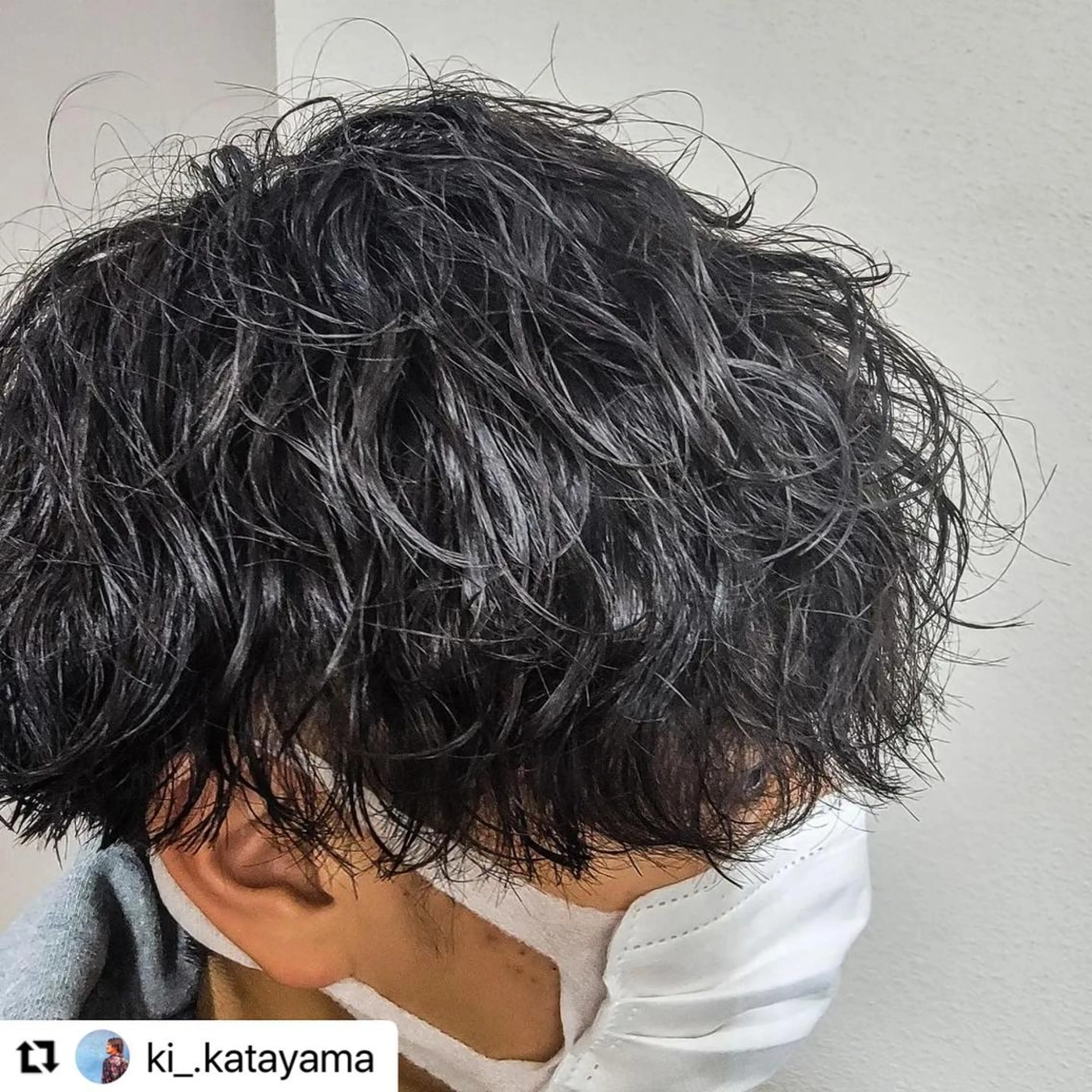 ミディアム カラー メンズ ミディアムパーマ メンズパーマ メンズツイストパーマ 波巻きパーマ ツイストパーマ 🩷Eny terrace🩷のヘアスタイル