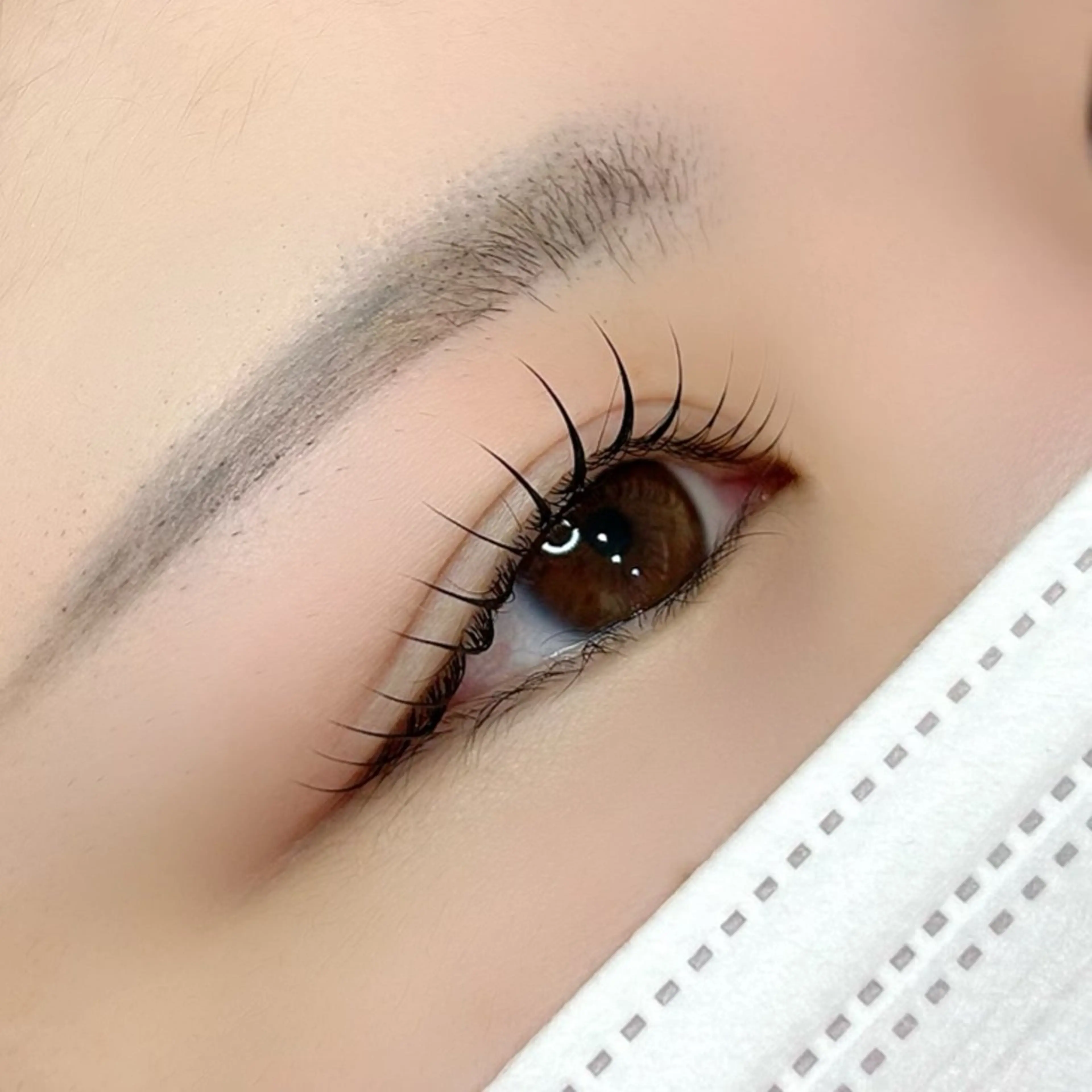 マツエク・マツパ バインドロック フラットラッシュ ナチュラル パリジェンヌラッシュリフト まつげパーマ Marine eyeの眉毛・アイブロウイメージ