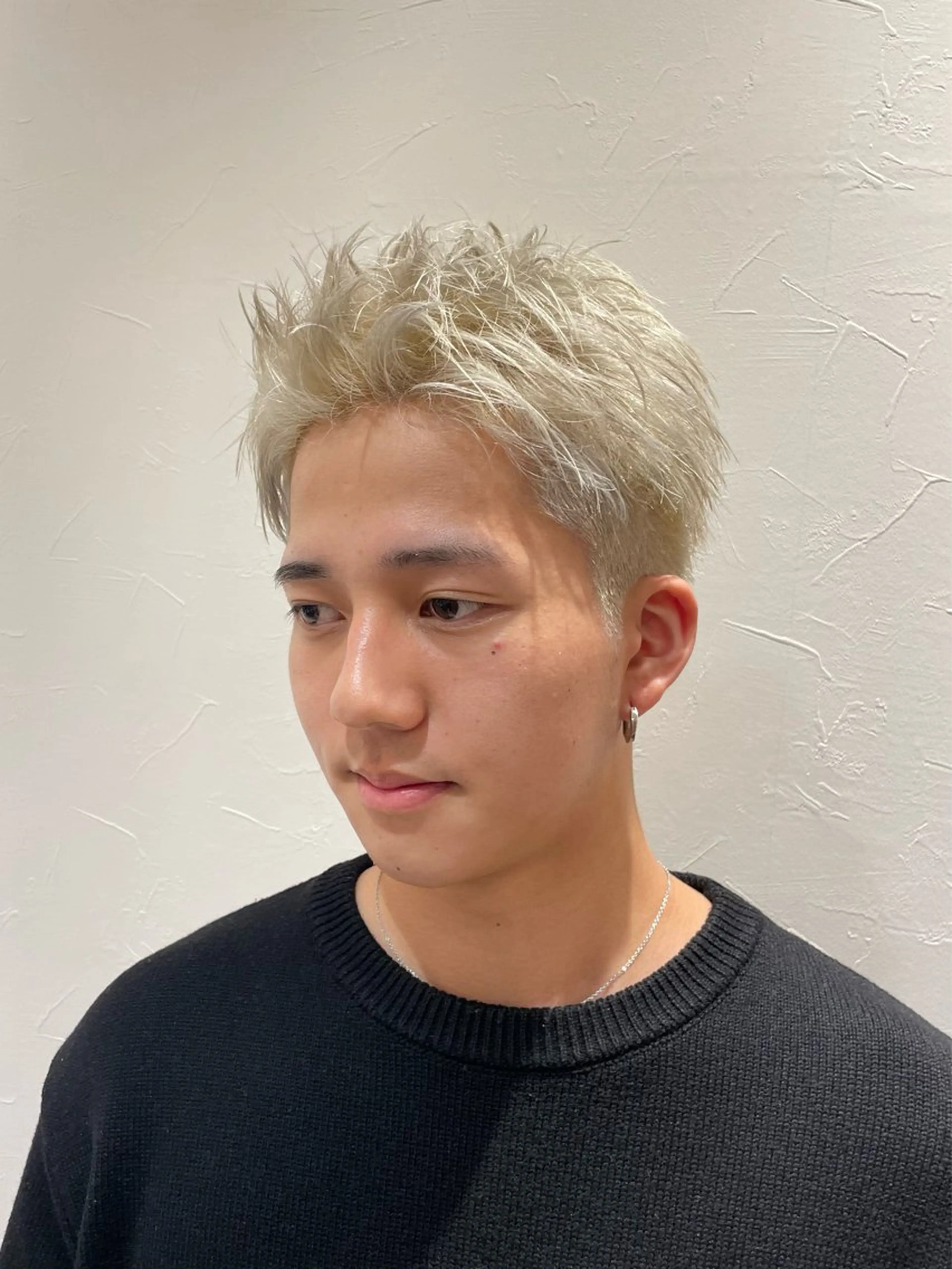 ショート カラー こだわりハイトーン/ ケアブリーチ/岸のヘアスタイル