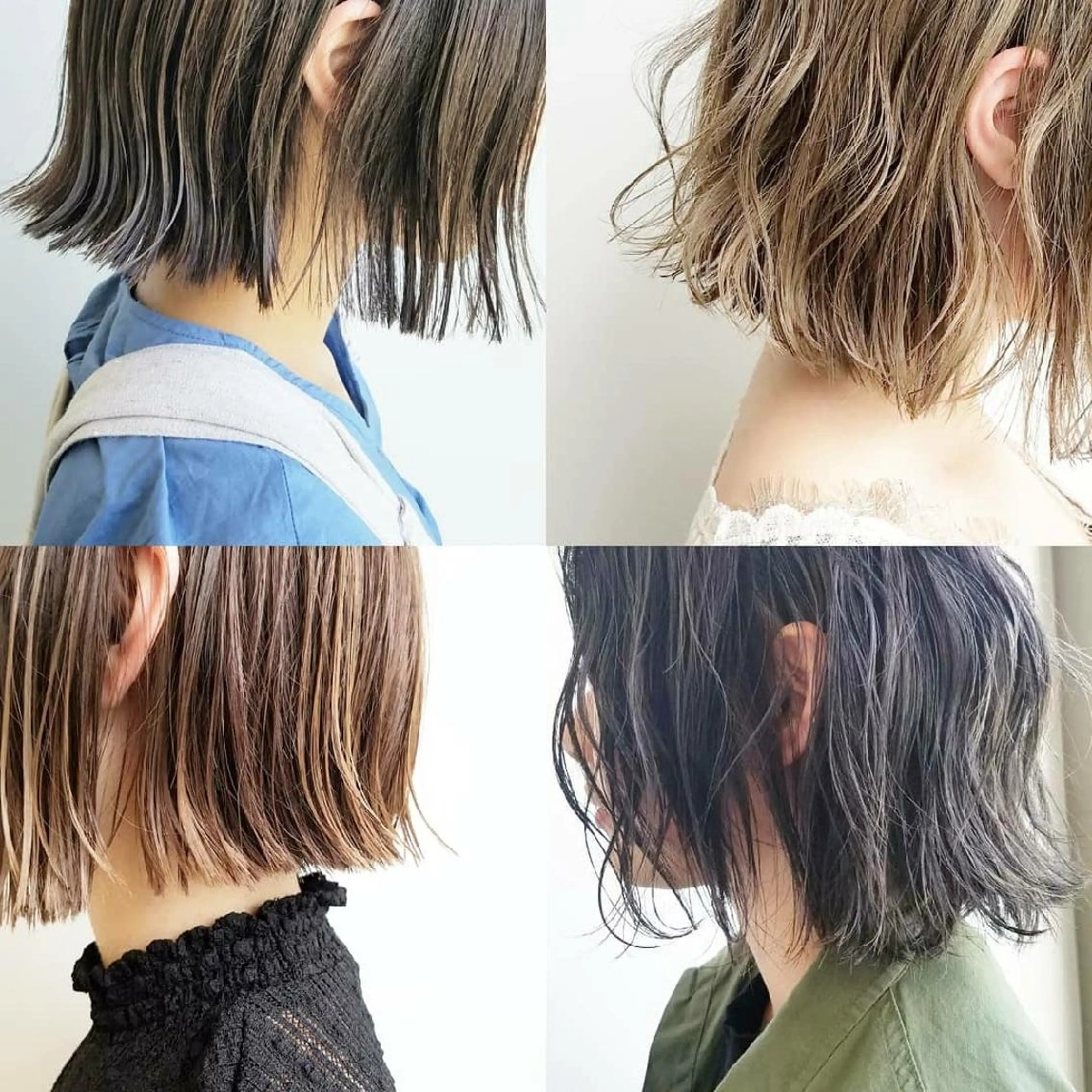 ショート カラー ボブ ショートヘア iplus✴ まつげ、眉毛、耳つぼのマツエク・マツパデザイン