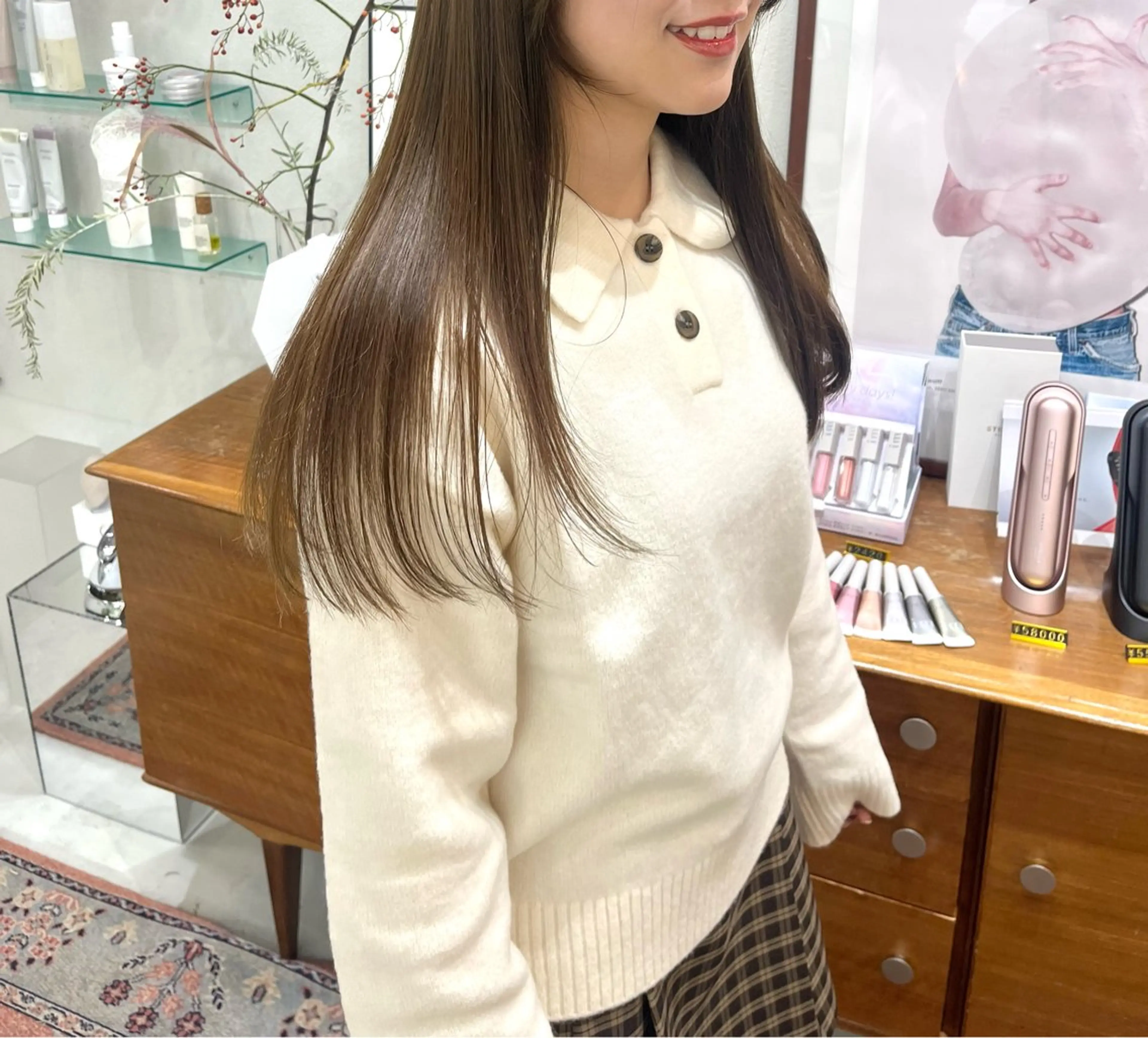 ブリーチなしダブルカラー🩷の写真