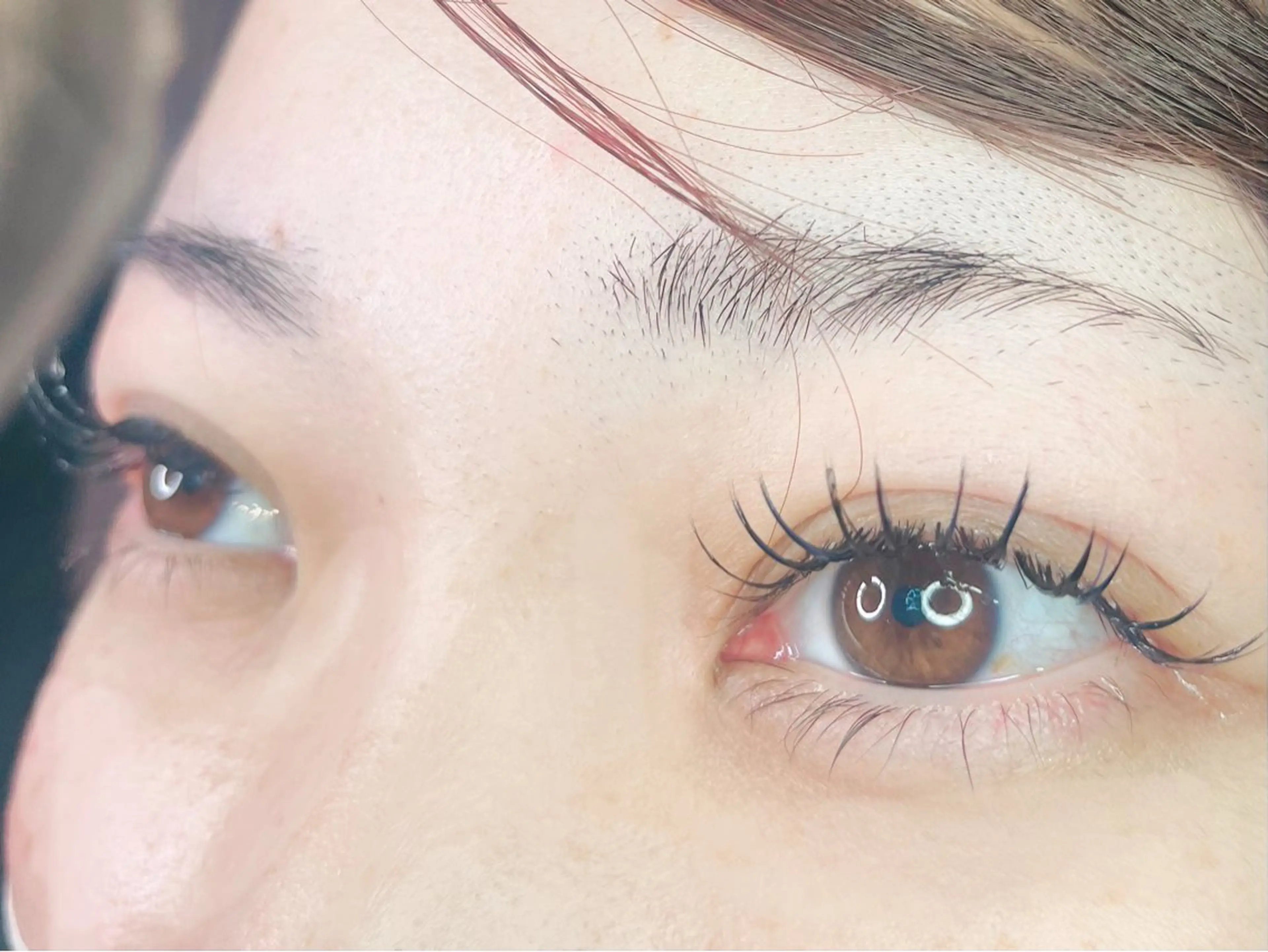 エクステ100本+まつぱの写真