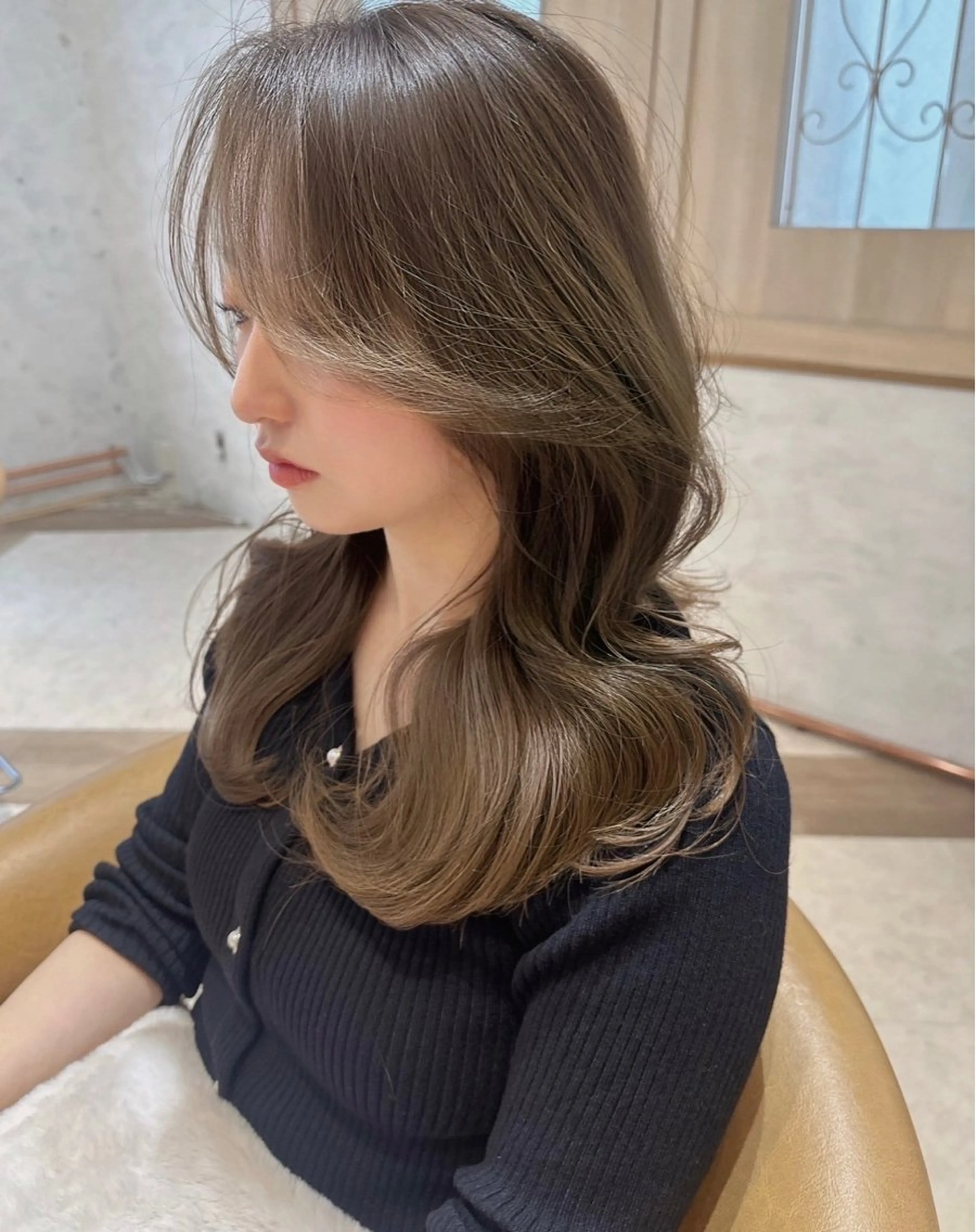 💎✨️支持率No.1✨️💎カット+ブリーチなしダブルカラー+クイック髪質改善Tr✨️ 超音波アイロン付き🤍の写真