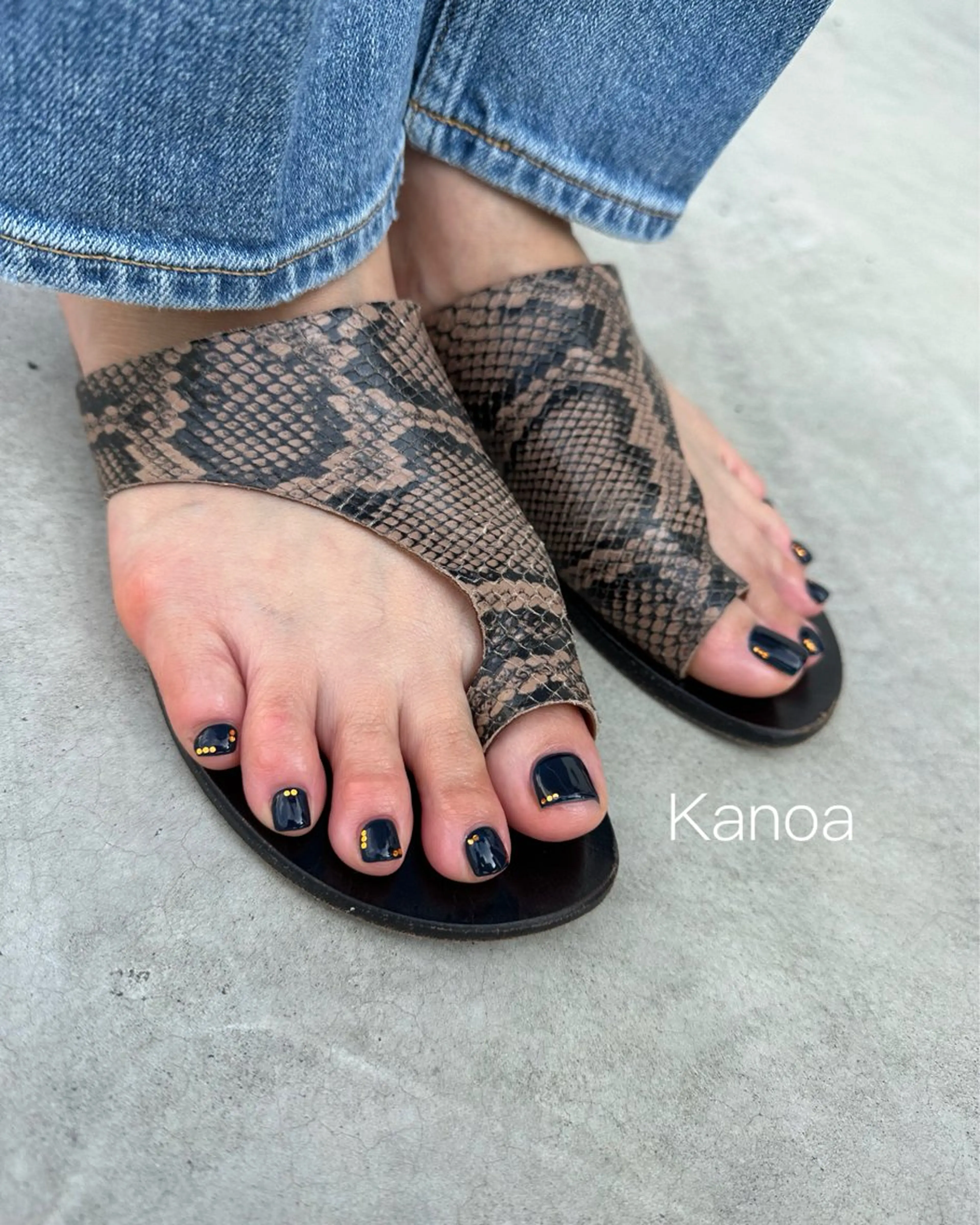 ネイル フットネイル megu_ kanoanailのネイルデザイン