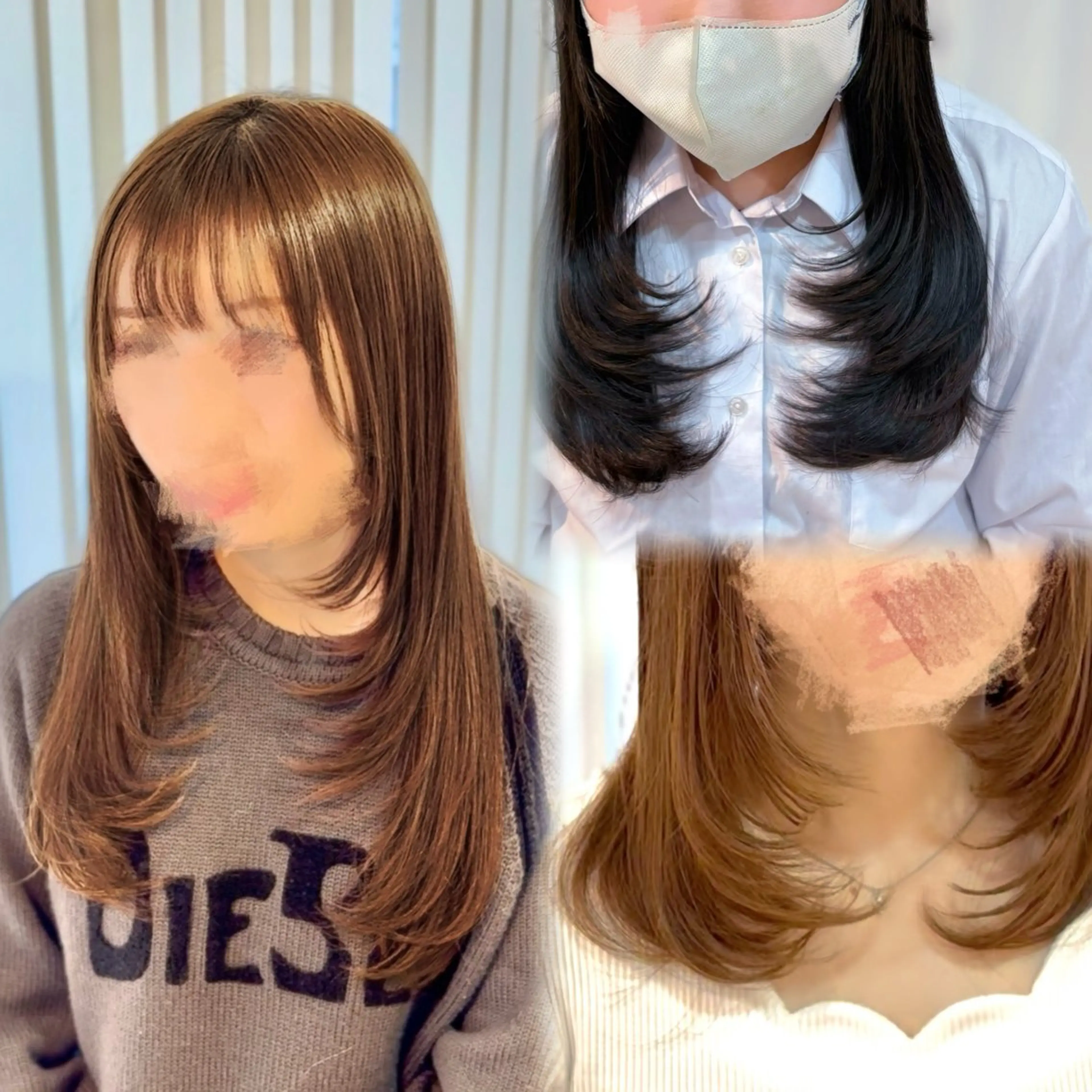 韓国風レイヤー・似合わせカットで可愛くなれる♡スタイリスト監修で安心🎀の写真