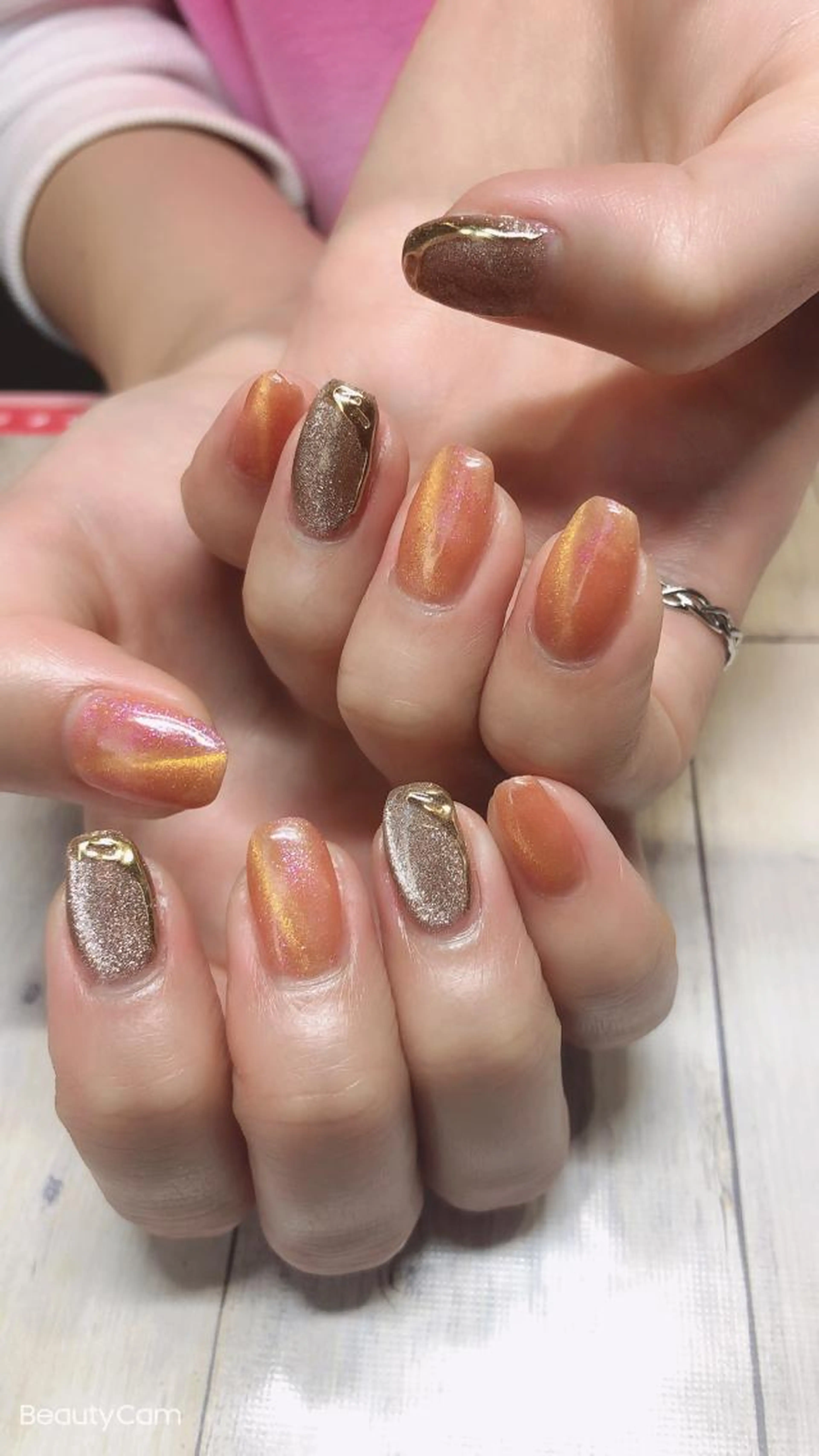 💕✨大人気のマグネットカラー新入荷💕💅2カラーオフ込み💕アート二つ（両手）の写真