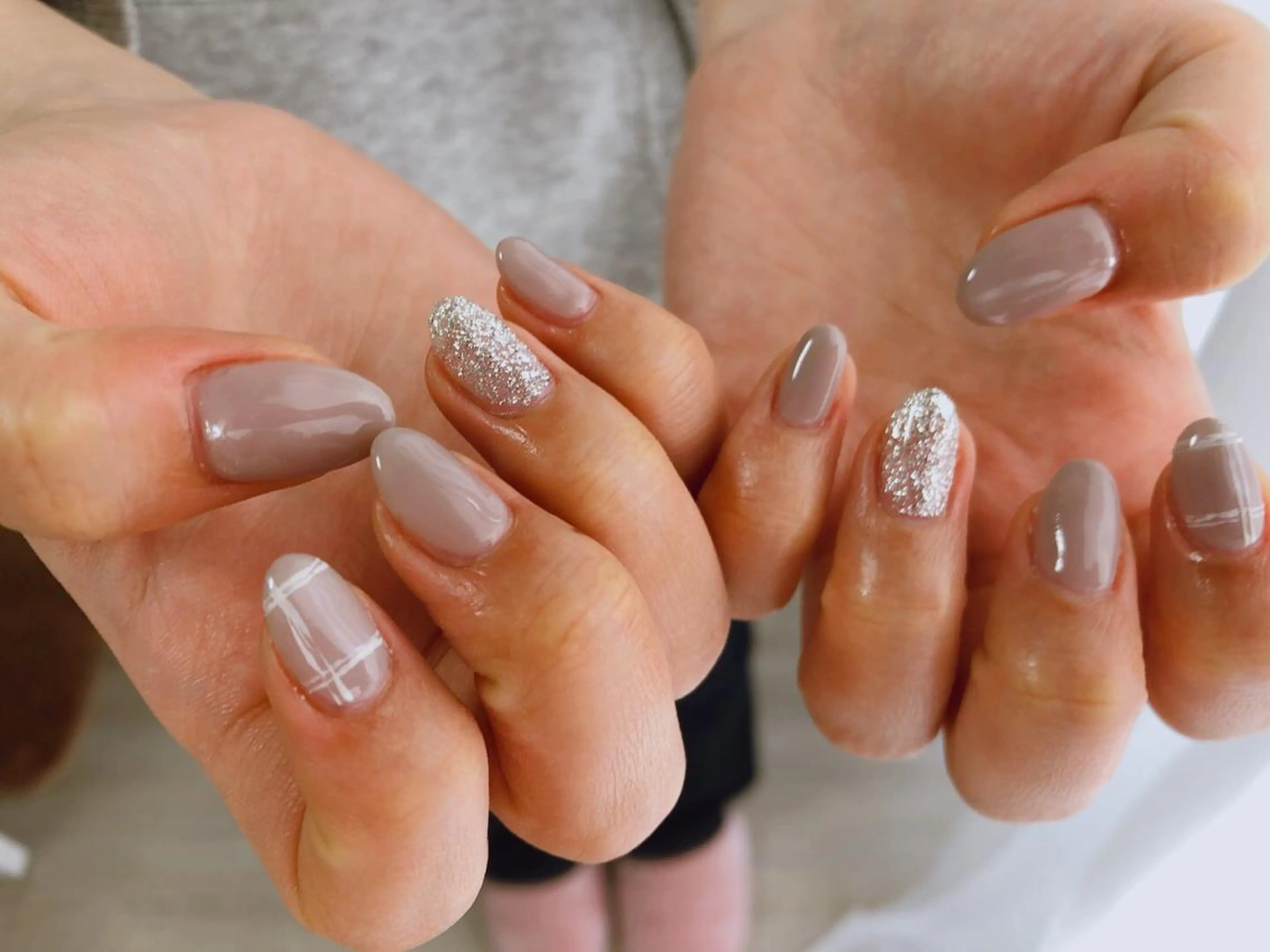 ネイル シンプルネイル ハンドネイル kiki nail 二子玉川のネイルデザイン