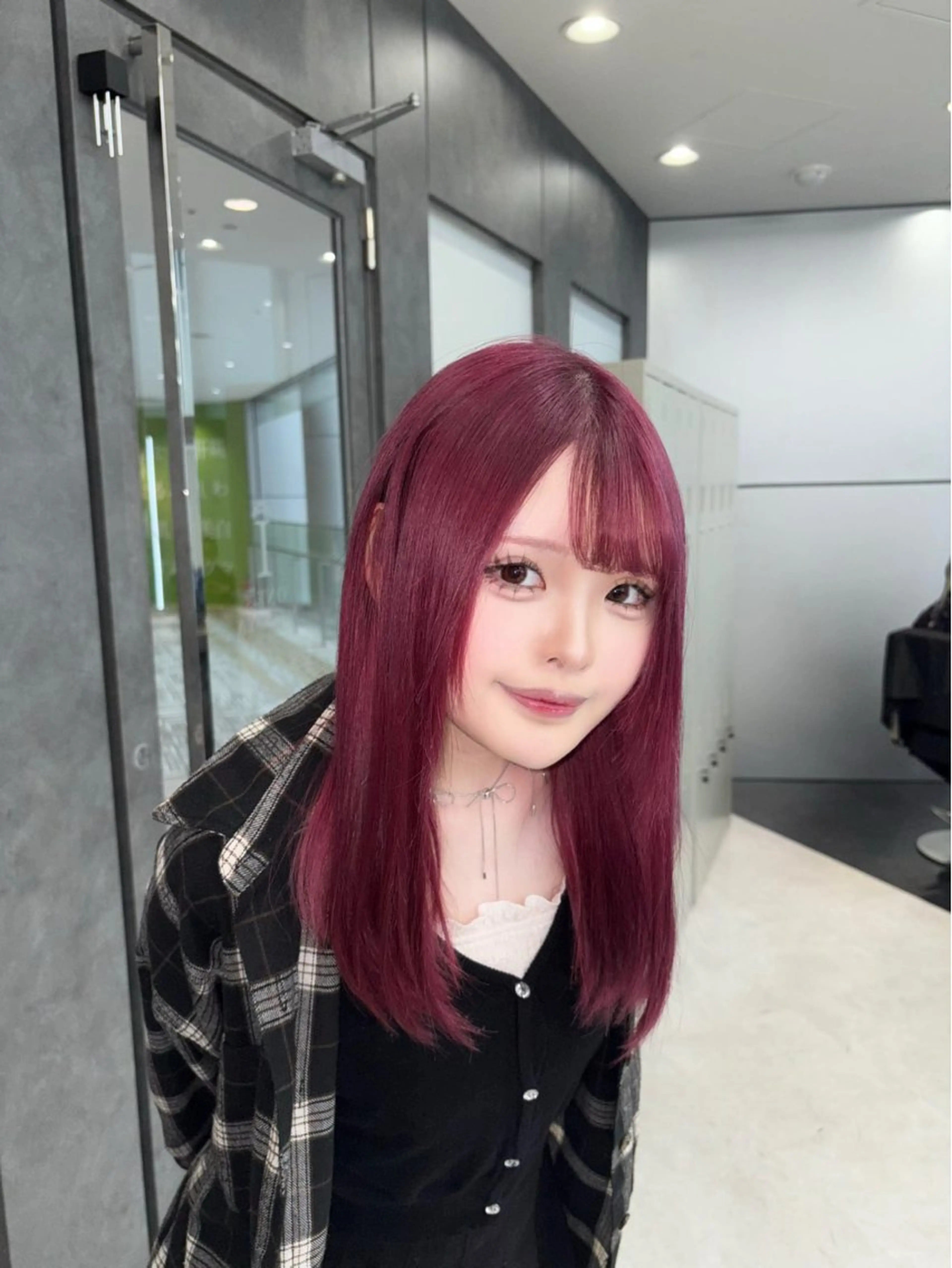 ロング カラー ヘアアレンジ メンズウルフ🐺♡ ブリーチ♡ヘアメ🎀のヘアスタイル