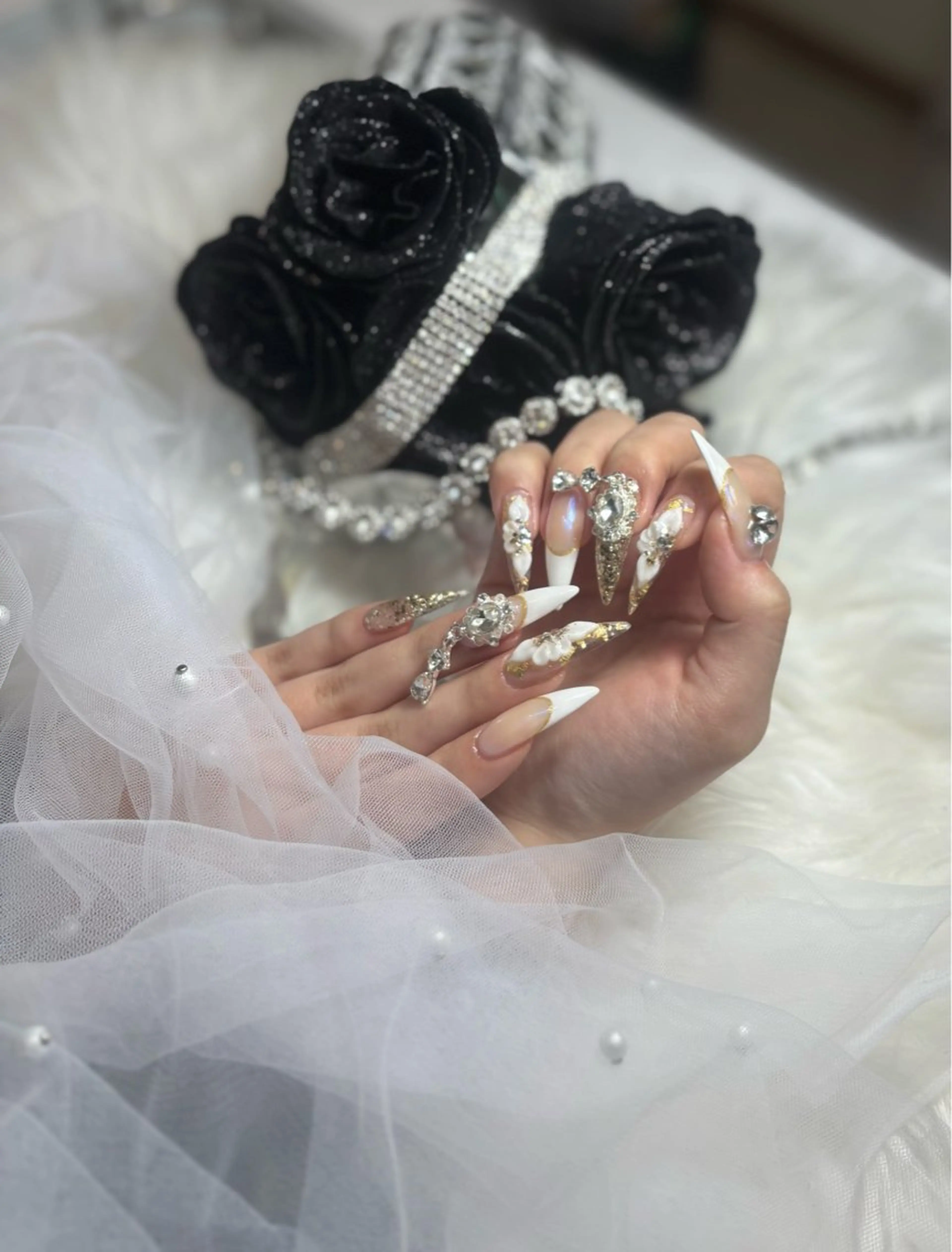 ネイル 成人式 ハンドネイル Nail salon 25のネイルデザイン