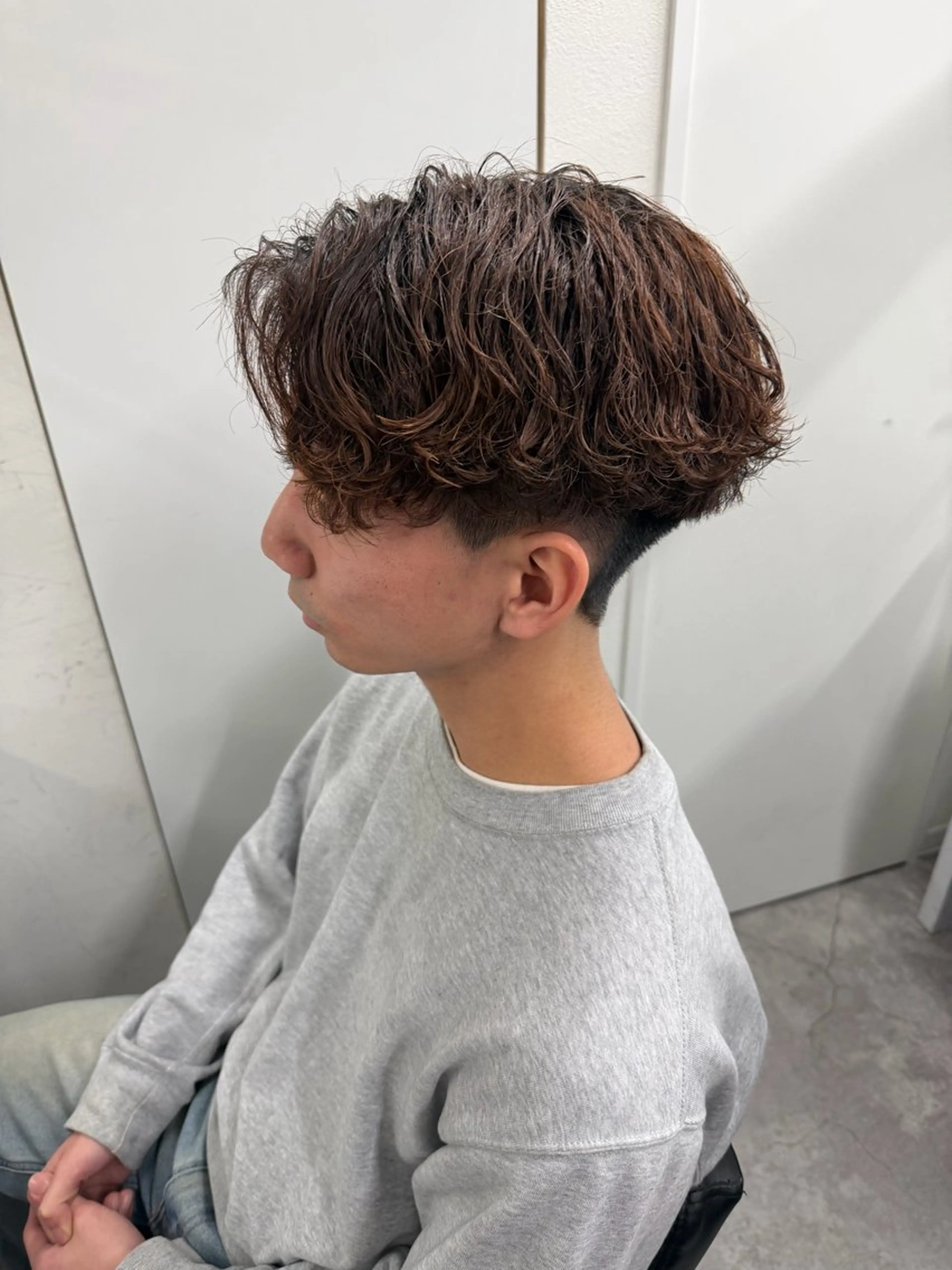 カラー パーマ メンズ カット ヘアカラー パーマ 町田エリアＮｏ．１/ パーマ特化/太田京希のヘアスタイル