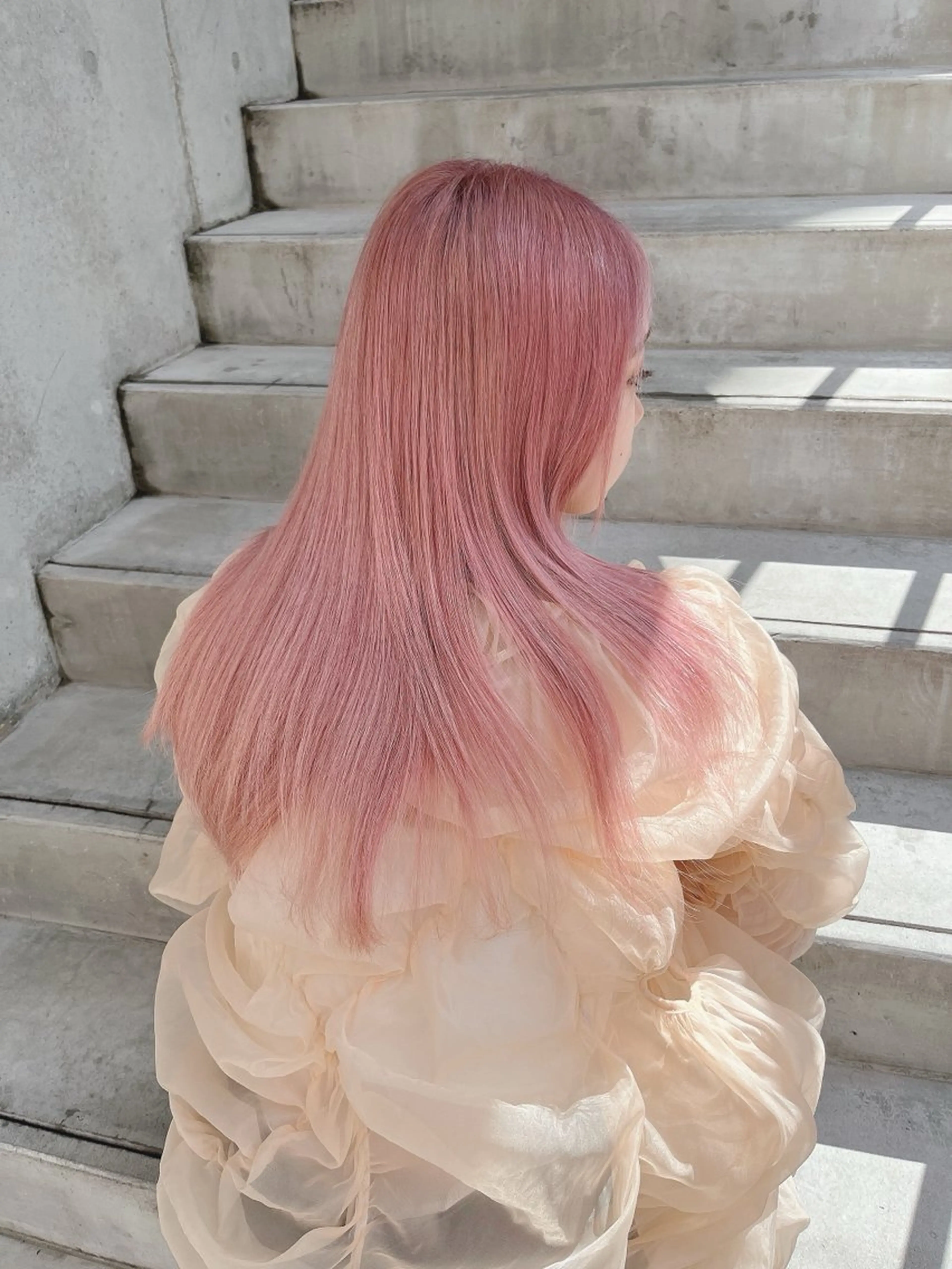 ケアブリーチダブルカラーの写真