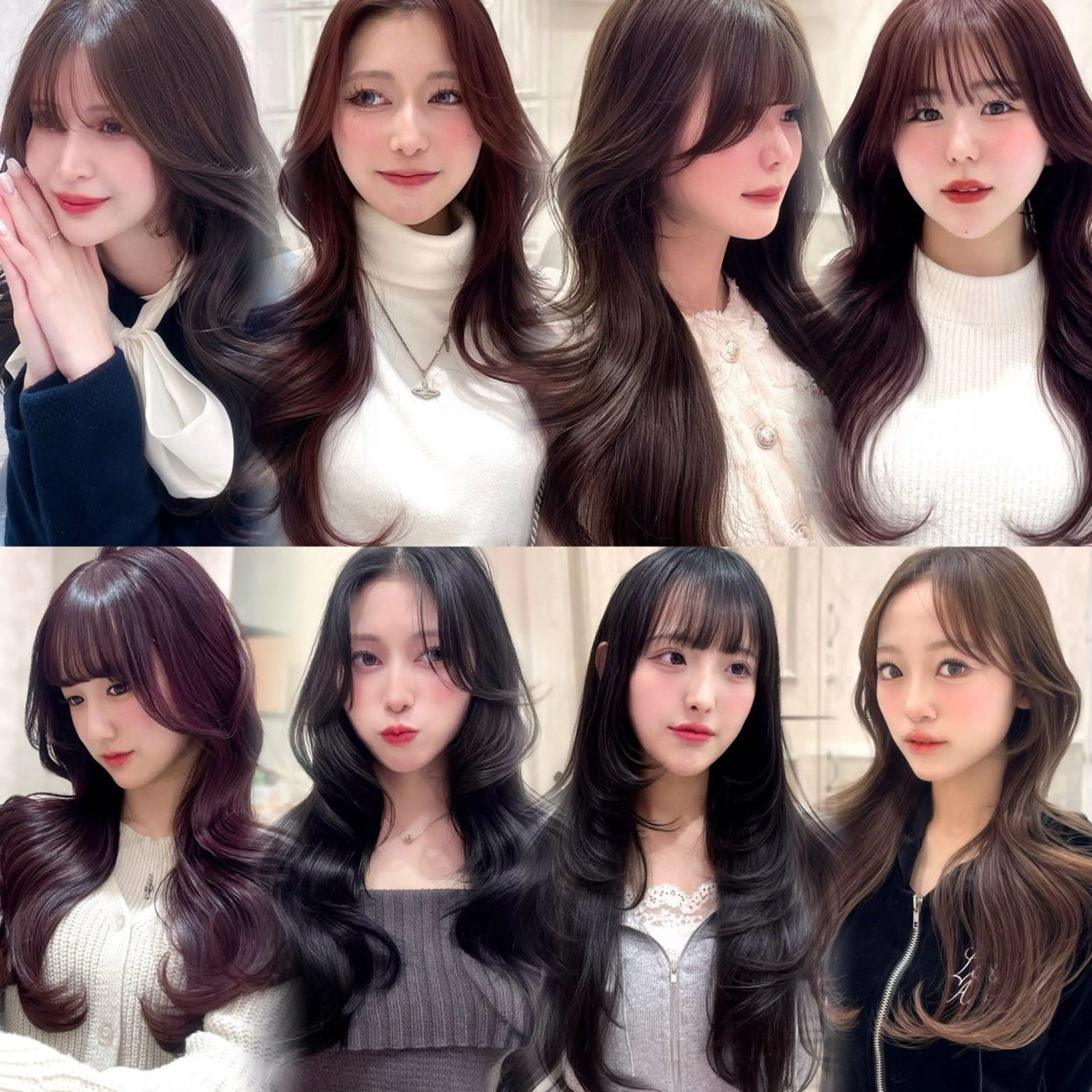 ロング レイヤーカット トレンド韓国モテヘア Natsuki🌛のヘアスタイル