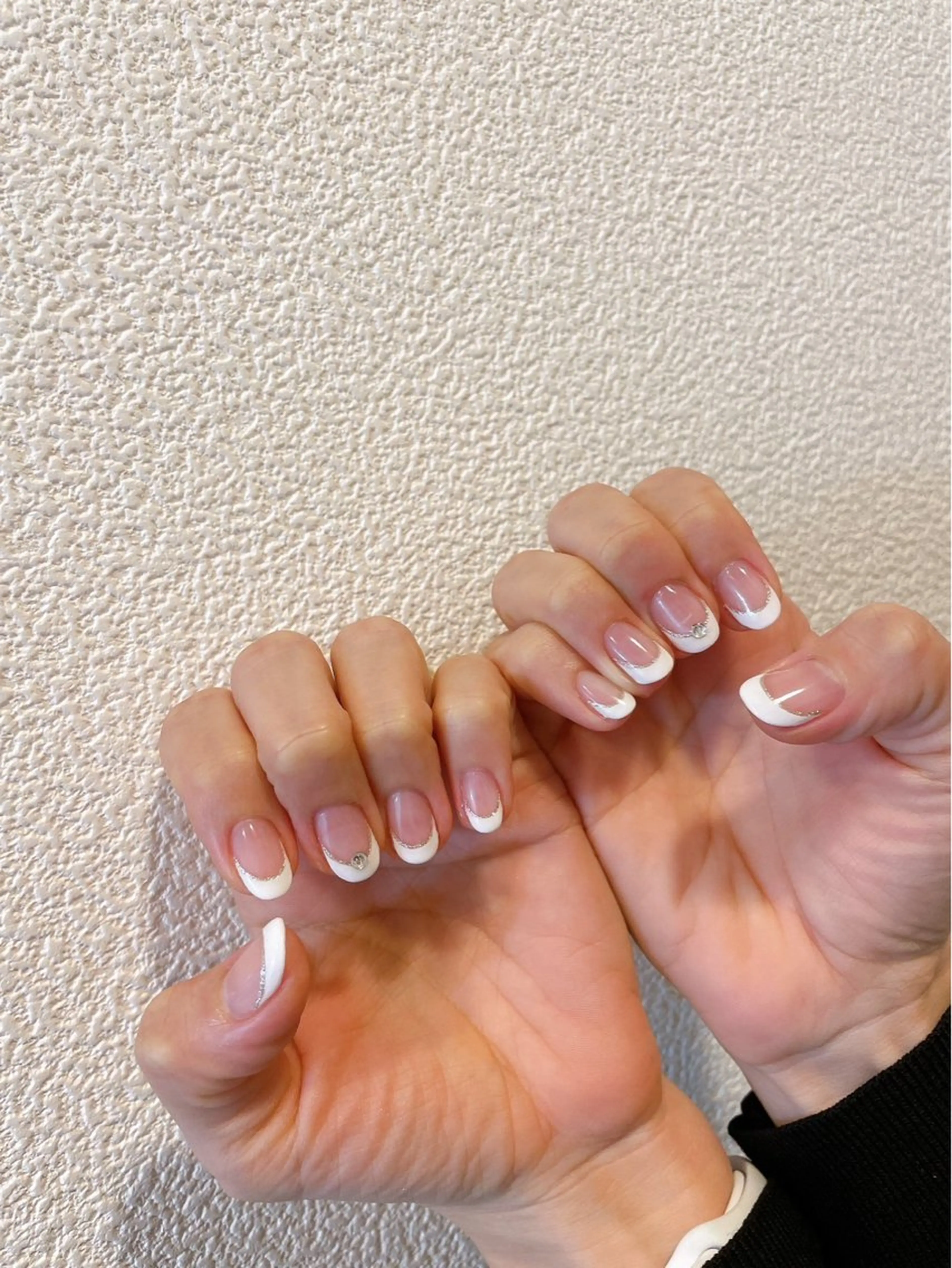 ネイル フレンチネイル kiki nail たまプラーザのネイルデザイン