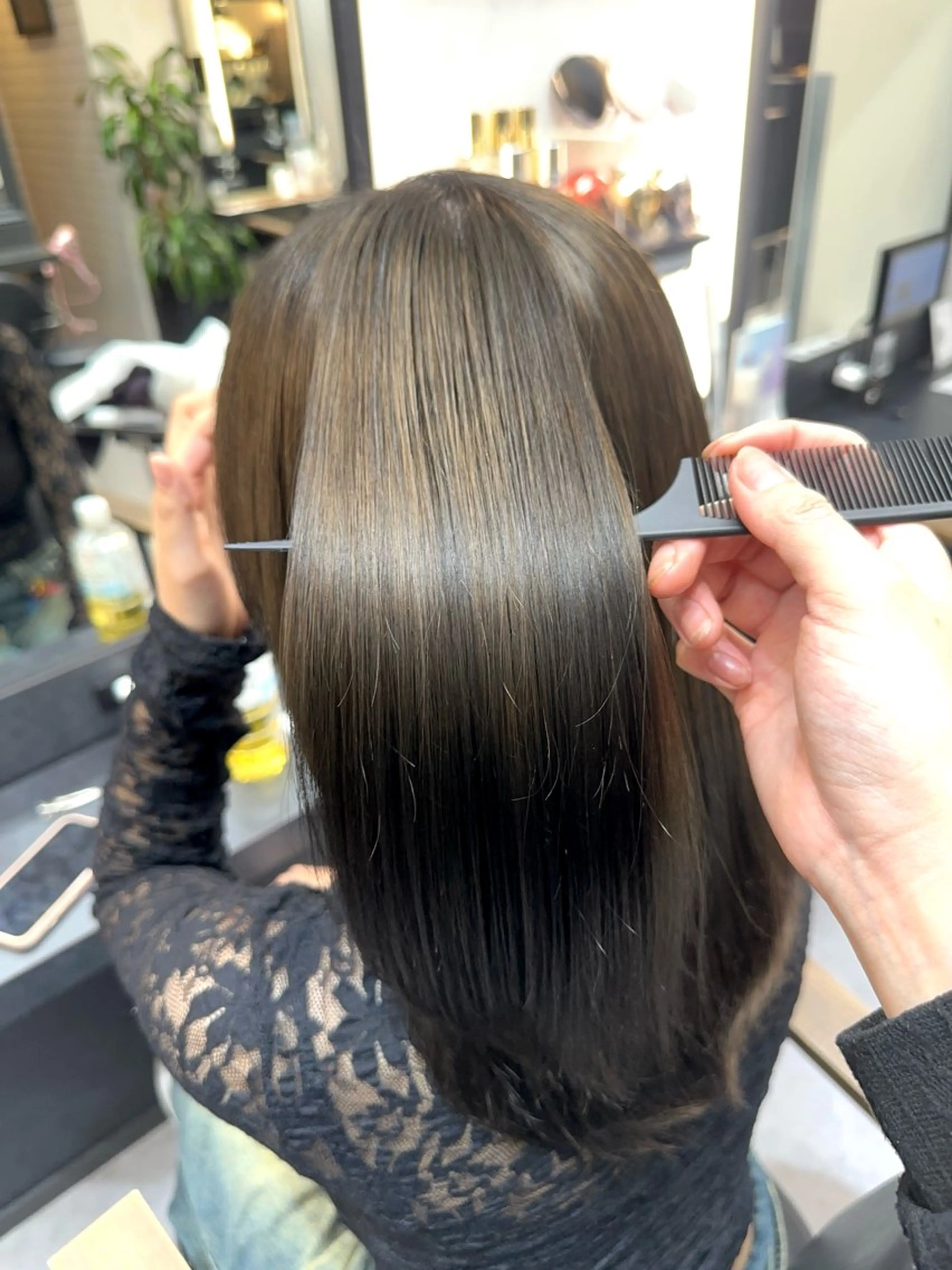 ミディアム トリートメント 田口 珠羽のヘアスタイル