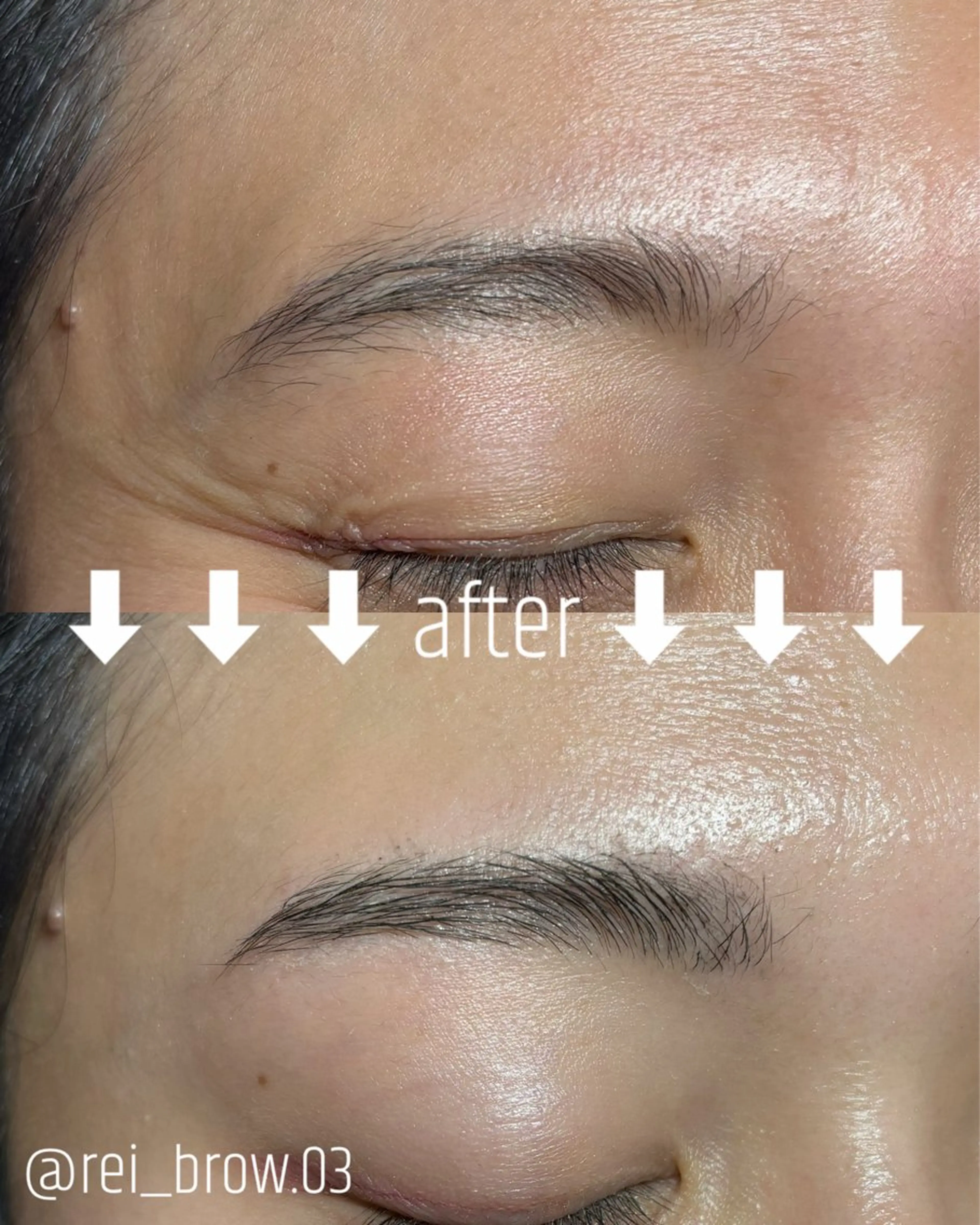 メンズ アイブロウ ワックス脱毛 その他(アイブロウ) Reika メンズ眉×HBLの眉毛・アイブロウイメージ