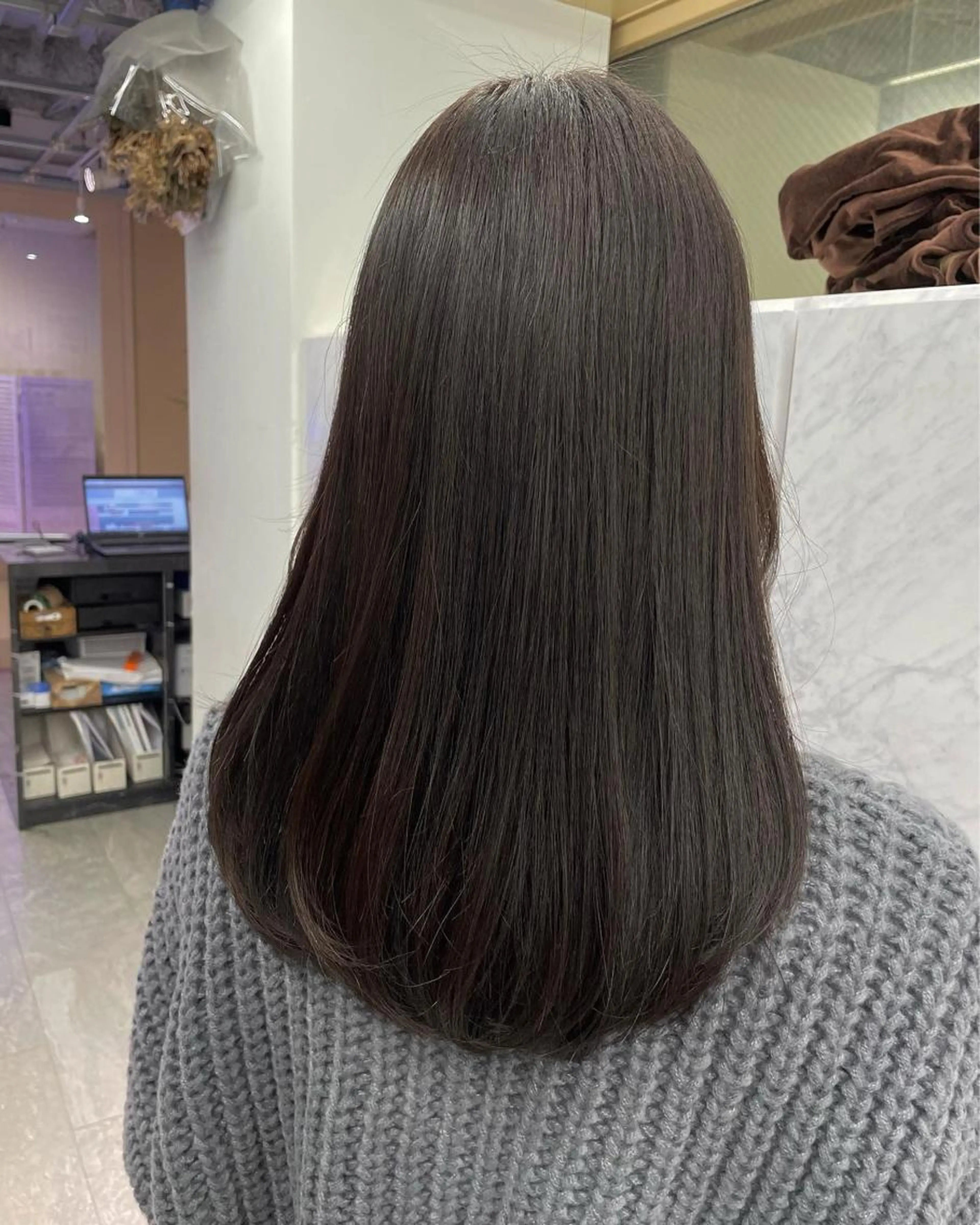 カット✂︎✨＋艶ワンカラー❤️‍🔥💫の写真