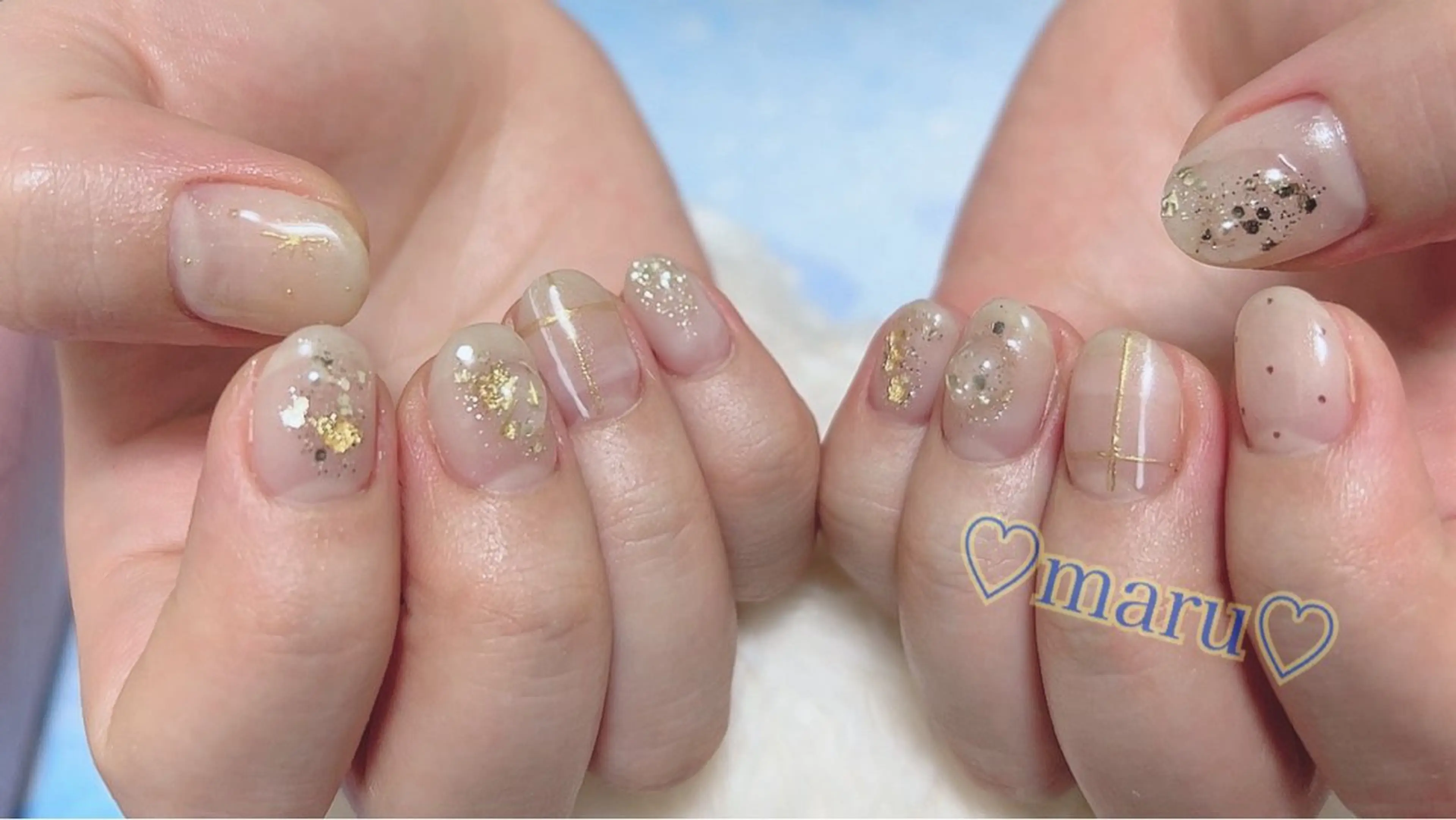 ネイル ハンドネイル フットネイル まるみ ♡のネイルデザイン