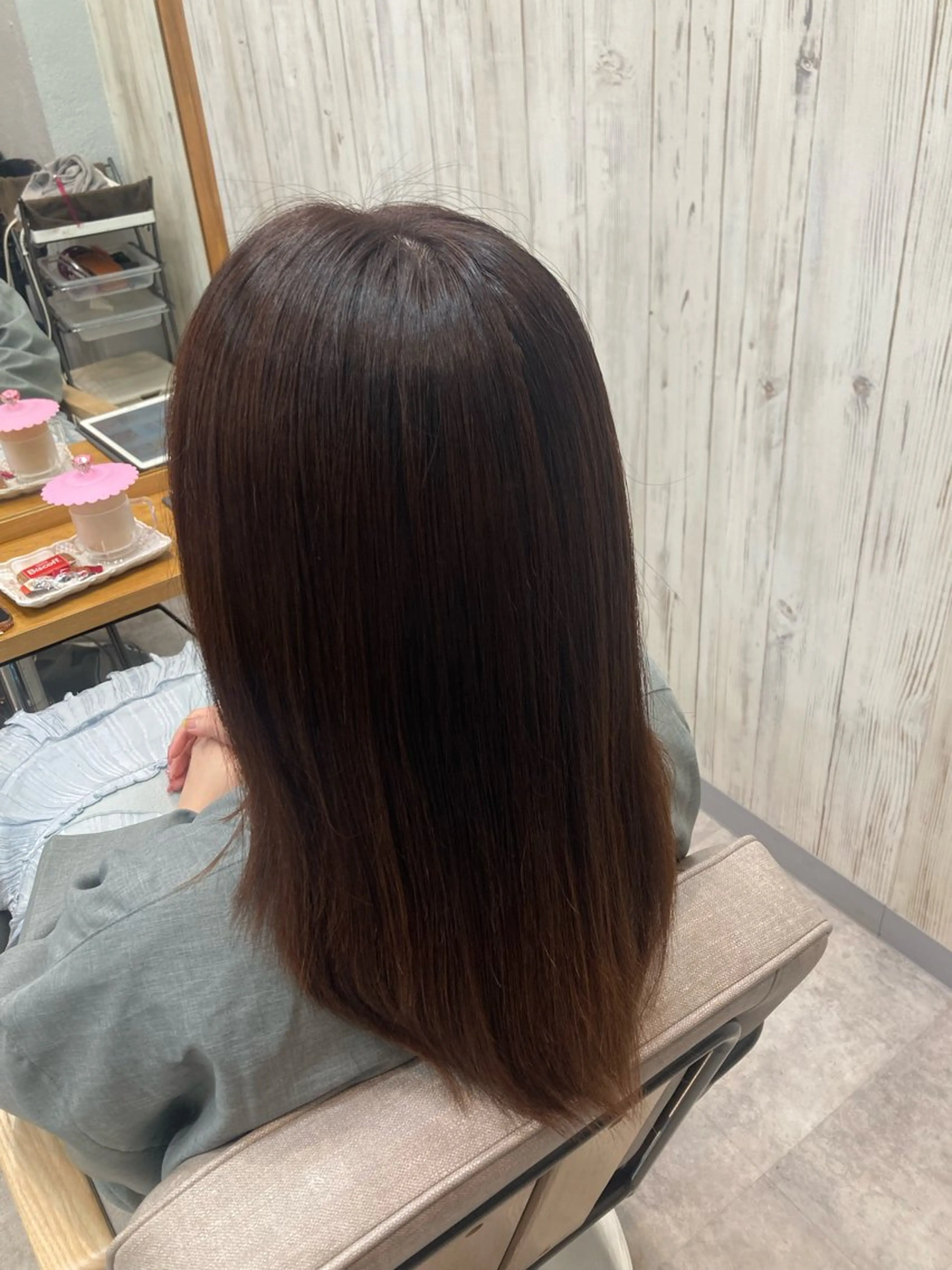ミディアム 🫧縮毛矯正🫧 菊地しおんのヘアスタイル
