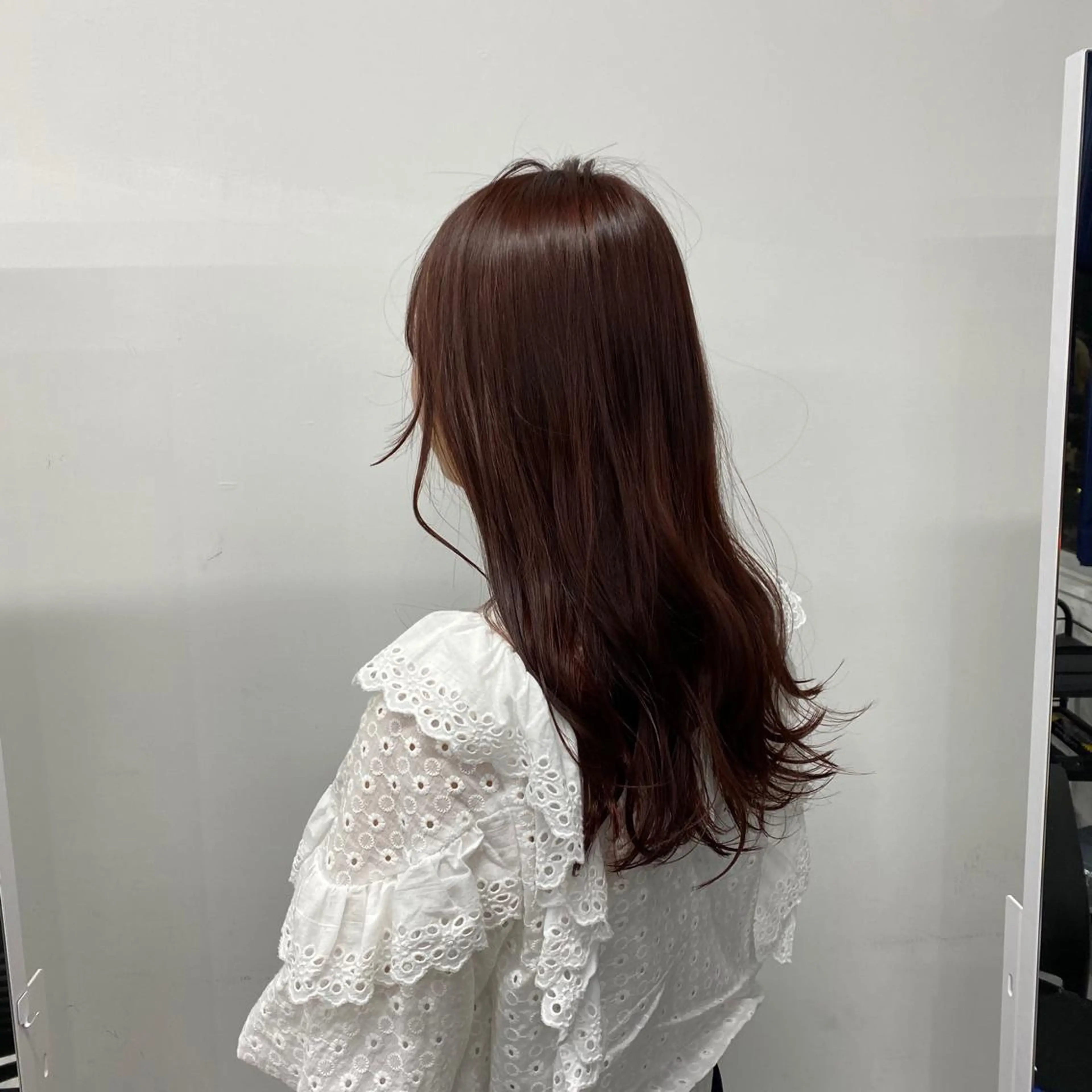 セミロング 韓国風ベージュ🤎 赤みなし🌿横浜🤎のヘアスタイル