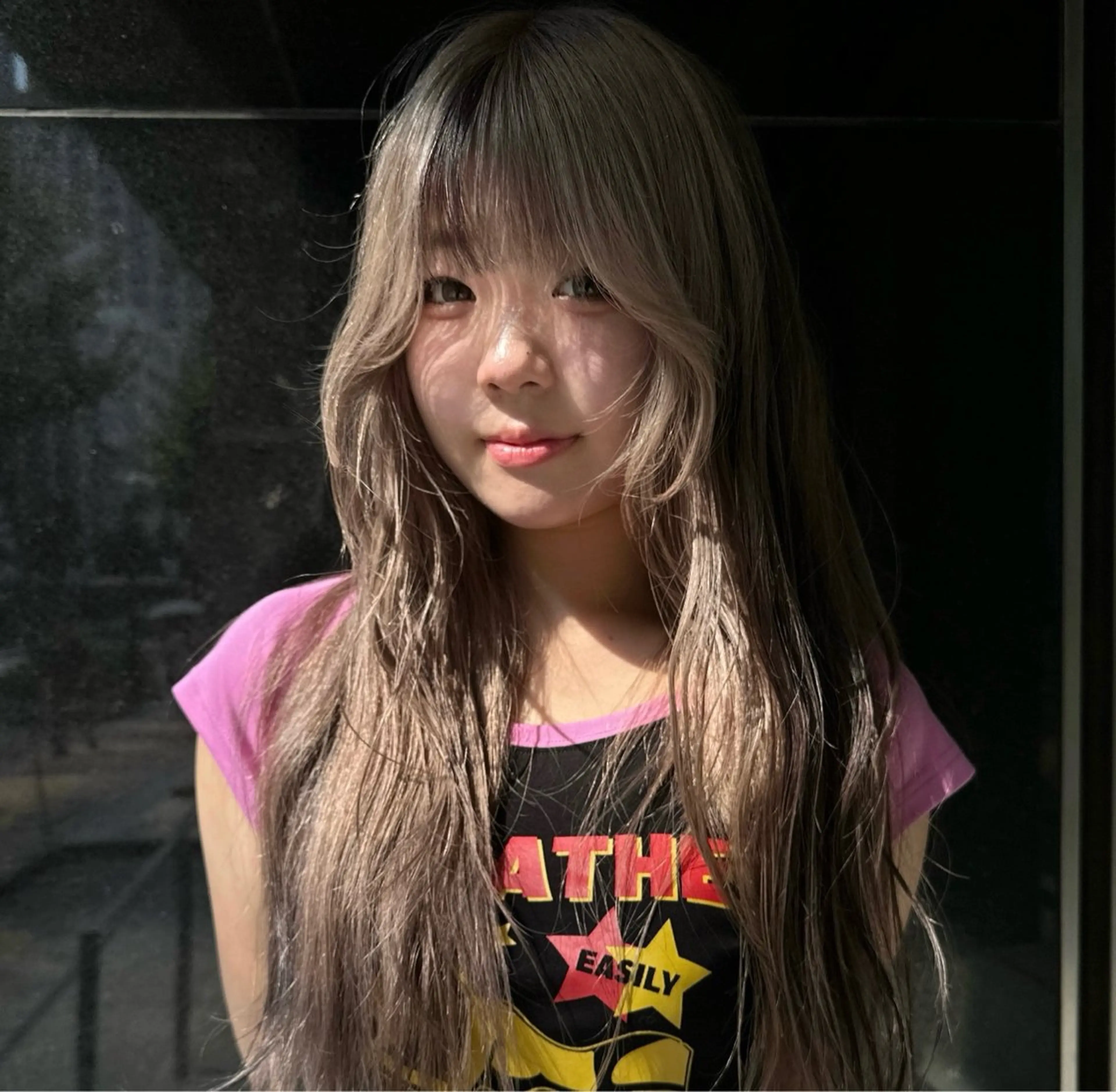 ロング カラー mellow所属・顔周りデザイン/ ハイトーン/多田悠馬のヘアスタイル