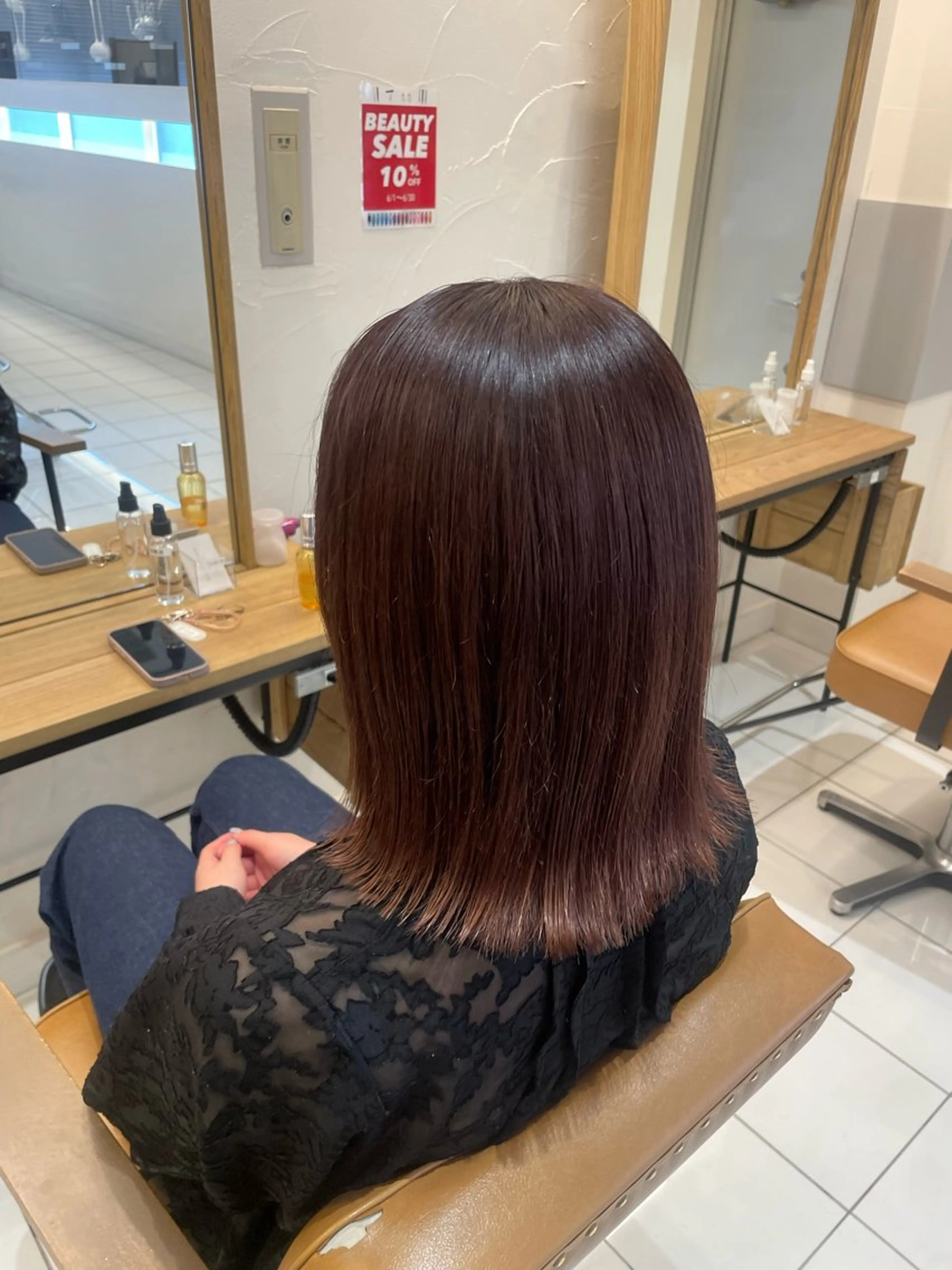 ヘアカラー トリートメント 🪸暖色艶カラー/ shiori🫧のヘアスタイル