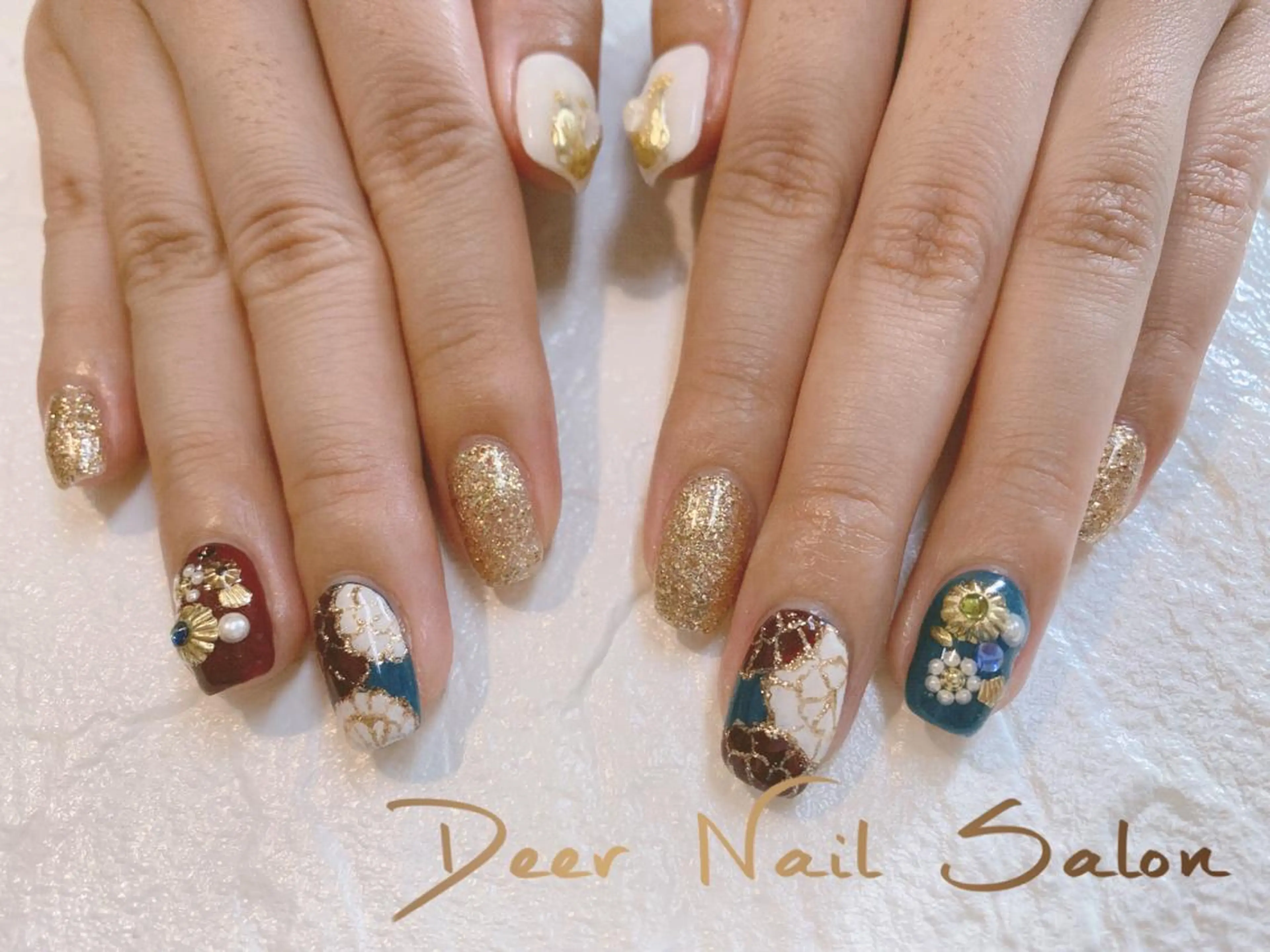 ネイル ハンドネイル Peachy 🍑のネイルデザイン