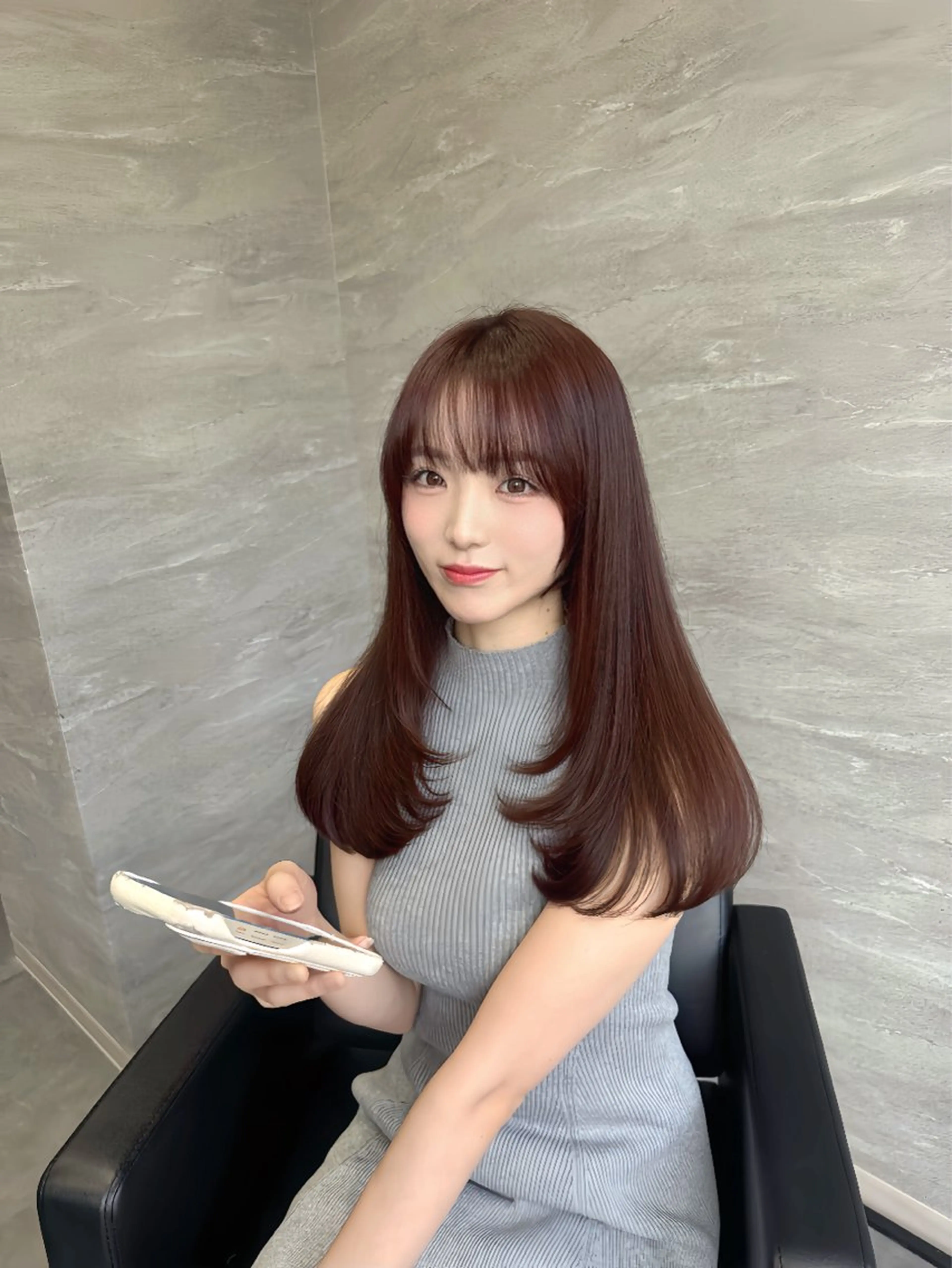 セミロング カラー 垢抜けのプロ🪄 honoのヘアスタイル