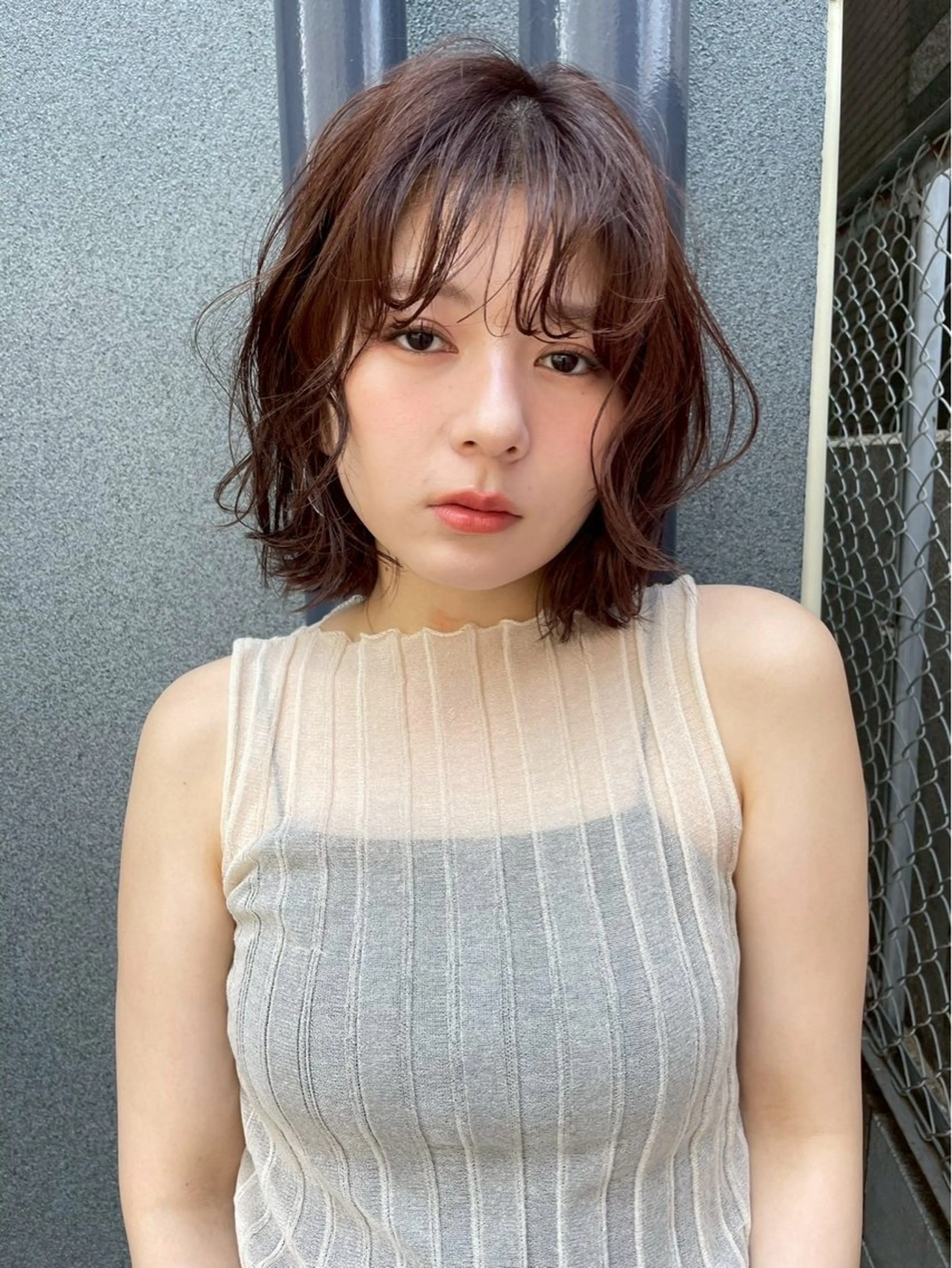 カラー miku/天神 艶カラーのヘアスタイル