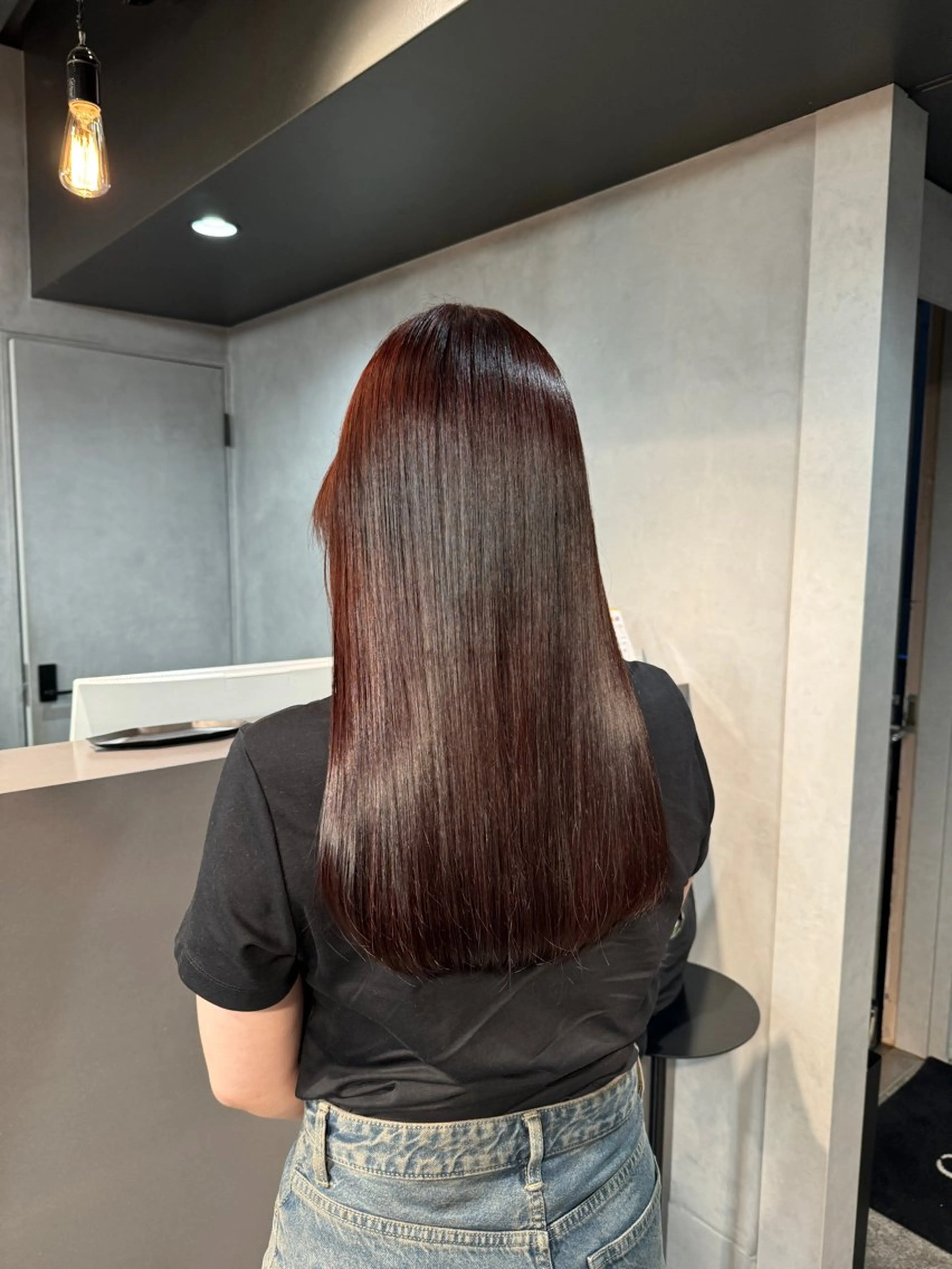 ロング ヘアカラー トリートメント 髪質改善/艶髪 MINAMIのヘアスタイル